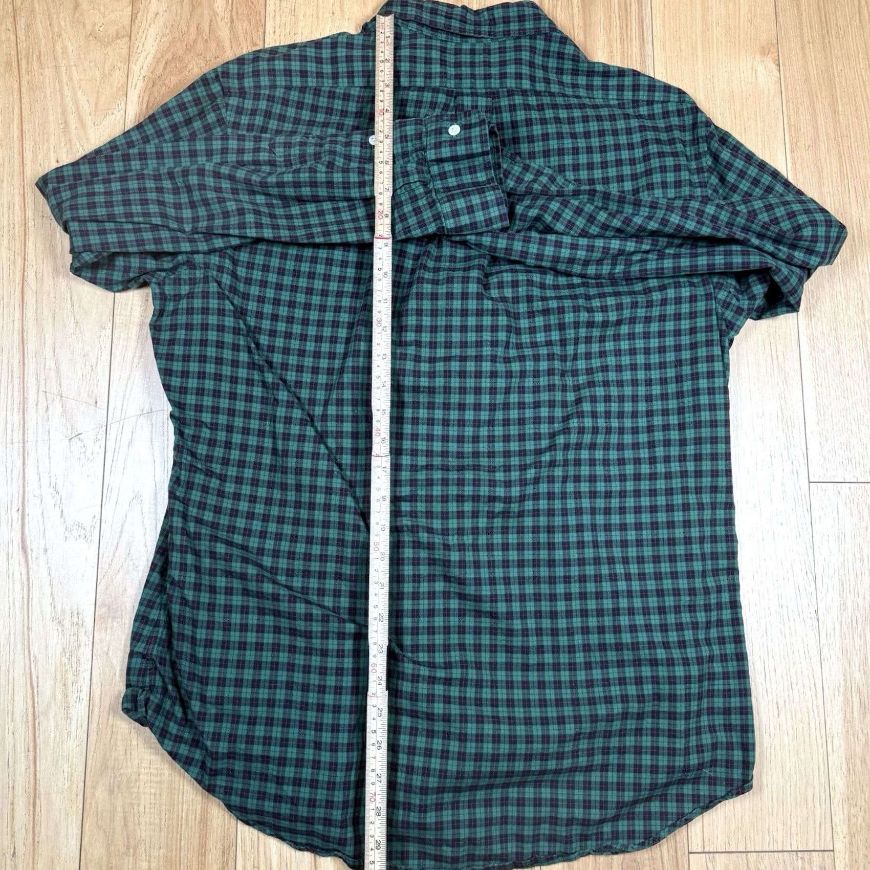 Polo Ralph Lauren Polo Ralph Lauren Button-Up Shirt Mens L Gingham Check Green Black – Long Sleeve, Regular, Button Closure, Button Shirt, Men Size US L / EU 52-54 / 3 - 6 Thumbnail