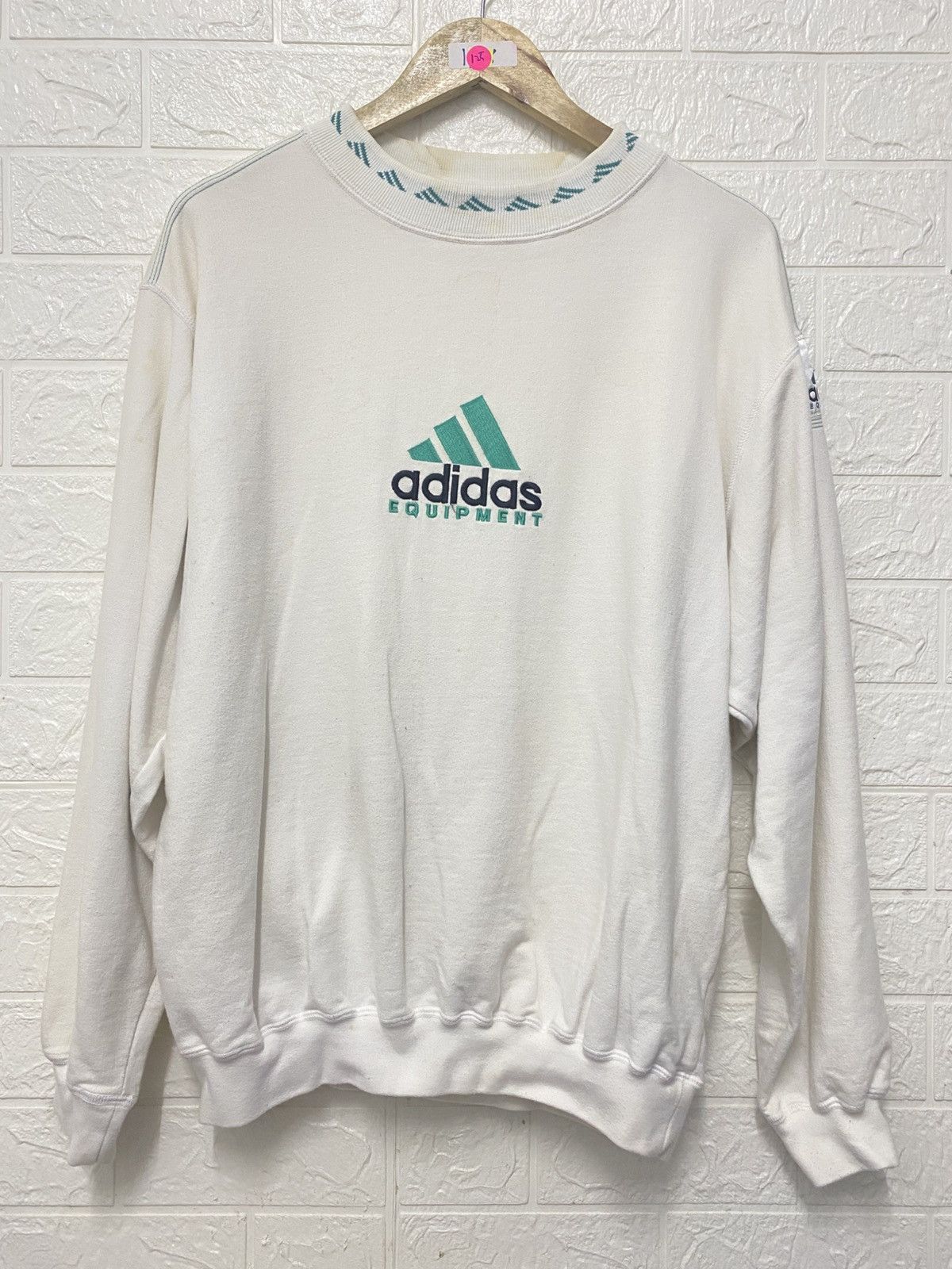 Adidas VINTAGE 90s ADIDAS EQUIPMENT CREWNECK Size US M / EU 48-50 / 2 - 1 Thumbnail
