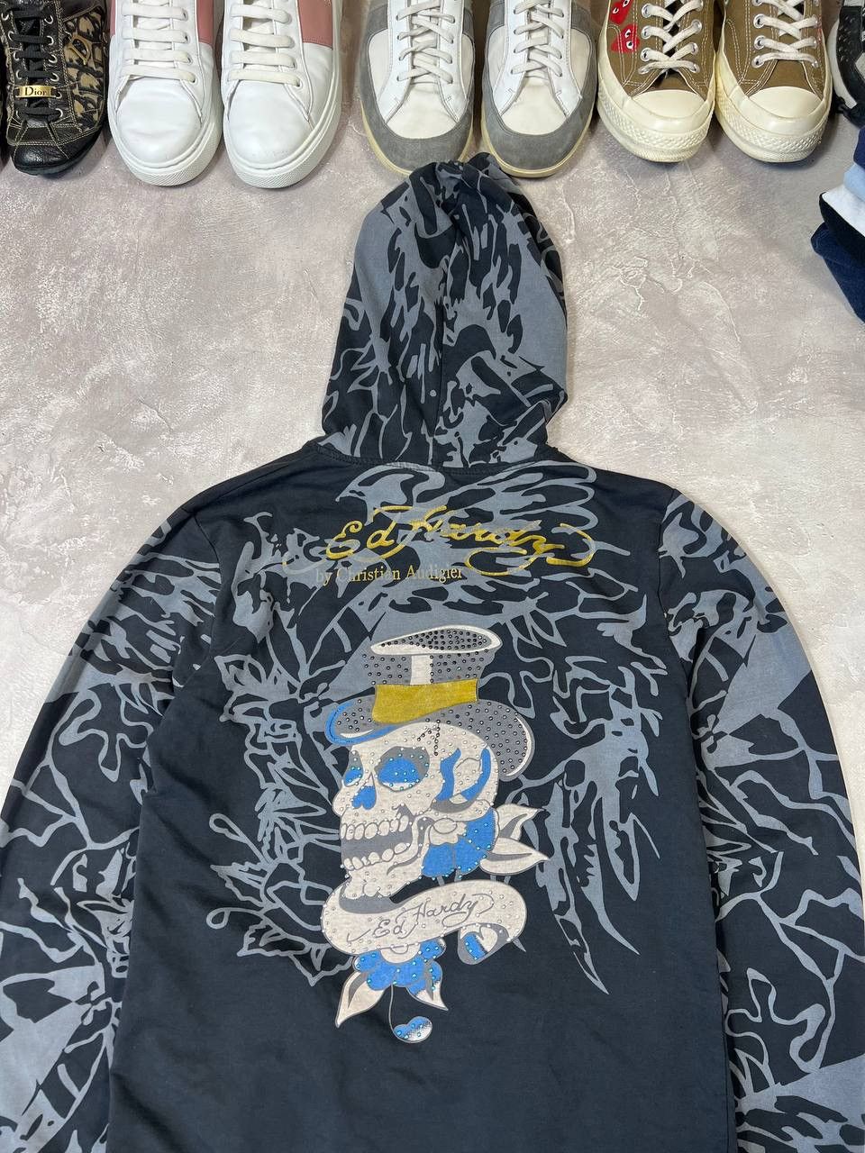 Ed Hardy Vintage Ed Hardy Zip Hoodies Big Print Size M / US 6-8 / IT 42-44 - 8 Thumbnail