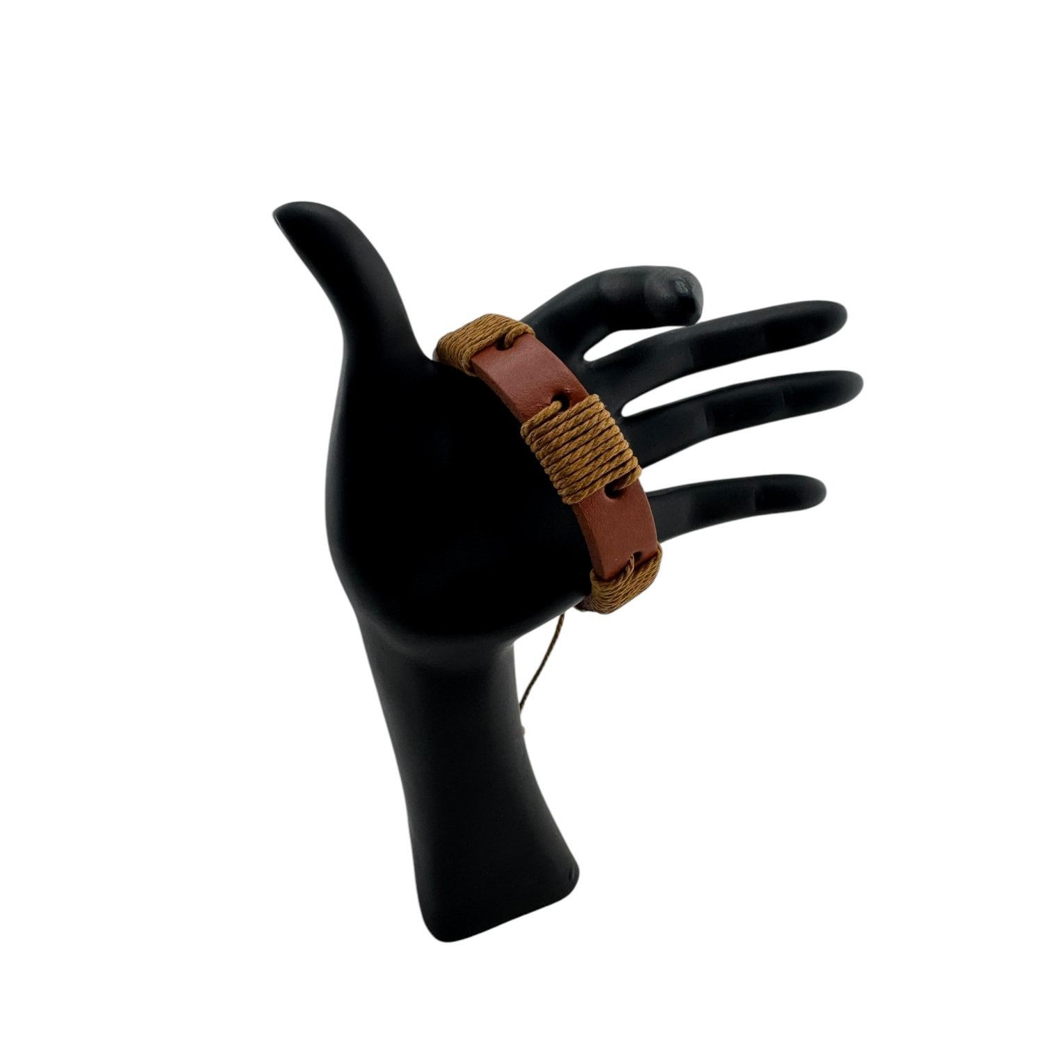 Other Caramel Nomad: Hand-Forged Leather Cuff for Wild Hearts Size ONE SIZE - 3 Thumbnail