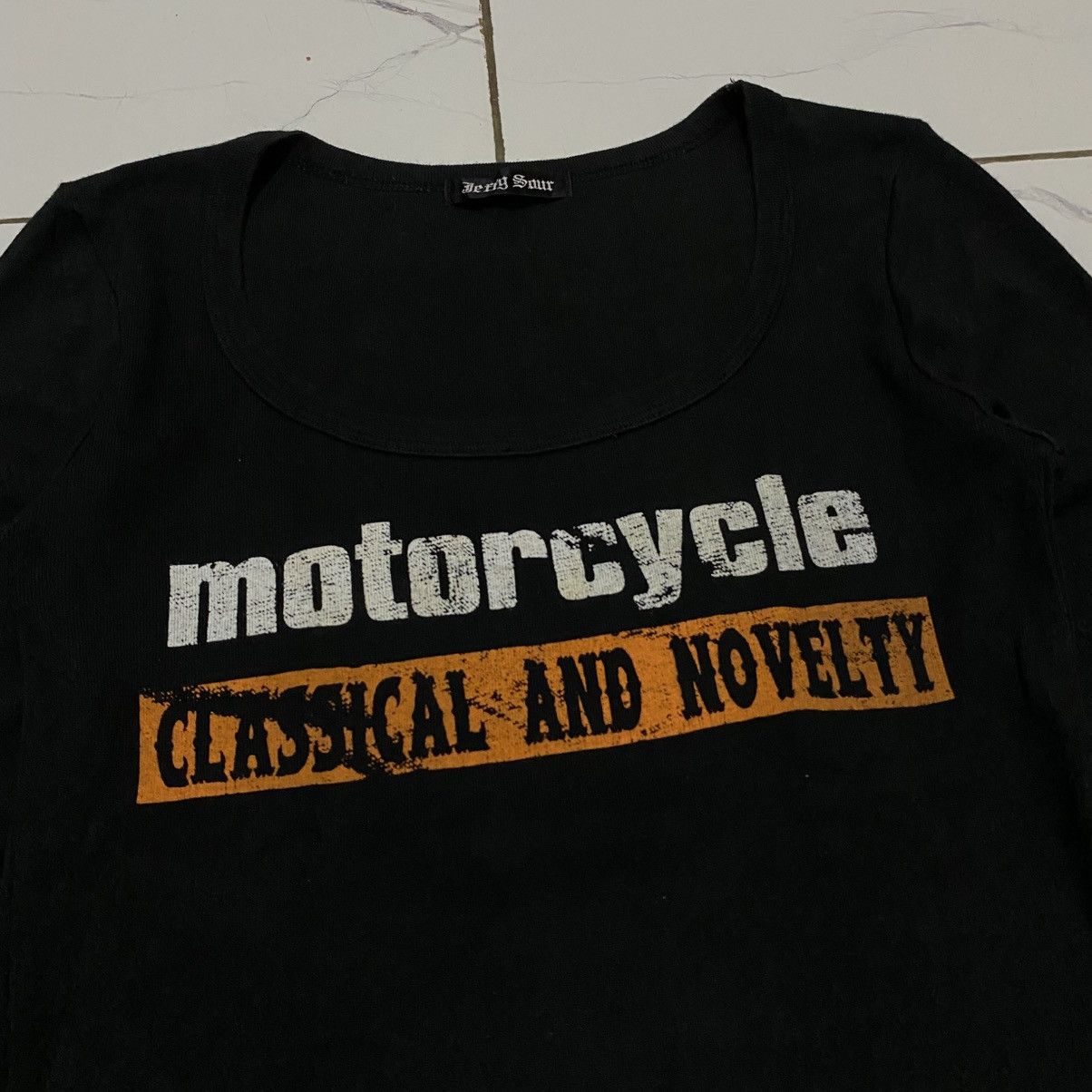If Six Was Nine 2000s Jeffy Sour “Indiana Motorcycle” Longsleeve Size M / US 6-8 / IT 42-44 - 13 Thumbnail