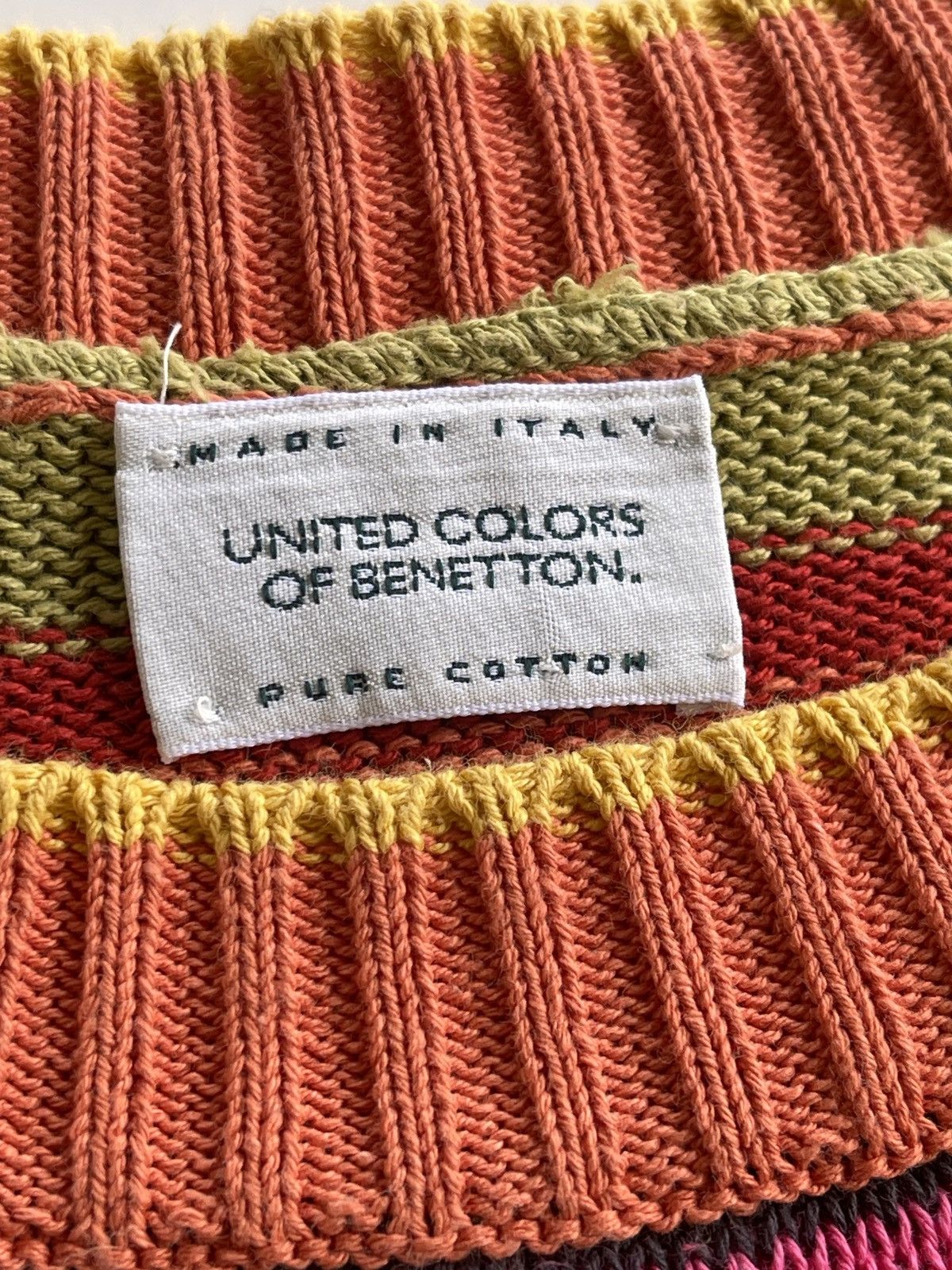 United Colors Of Benetton United Colors Of Benetton Multicolor Knit Sweater Oversize Size M / US 6-8 / IT 42-44 - 7 Thumbnail