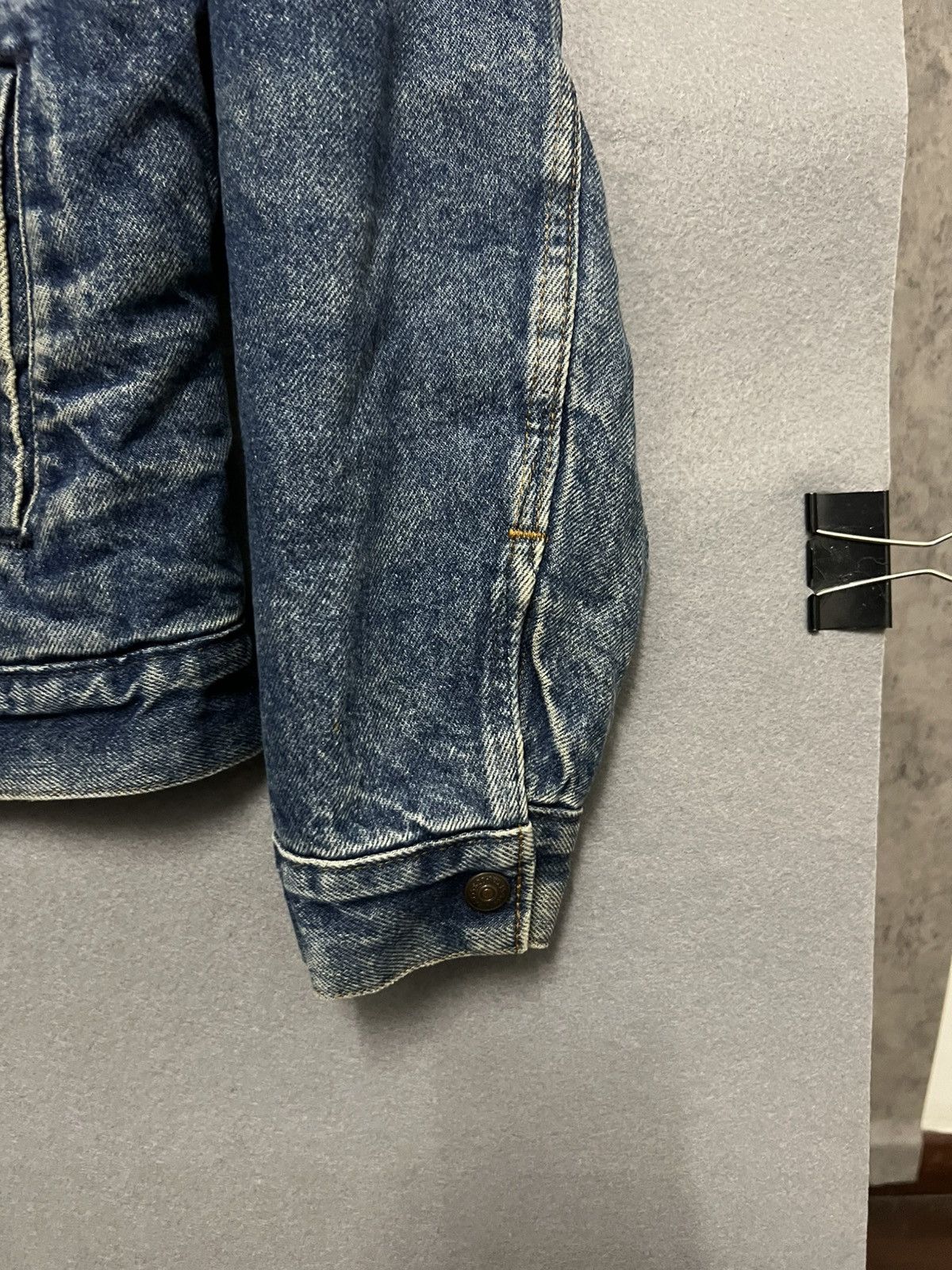 Levi's Vintage 80s Levi's Sherpa Trucker Jacket Size US XXS / EU 40 - 4 Thumbnail