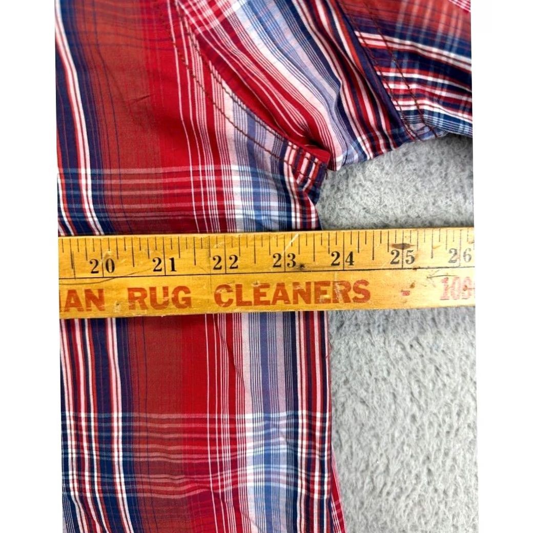 Duluth Trading Company Duluth Trading Co. Button Up Shirt Men Large Red Plaid Cotton Short Sleeve Button-Down Shirt Size US L / EU 52-54 / 3 - 4 Thumbnail