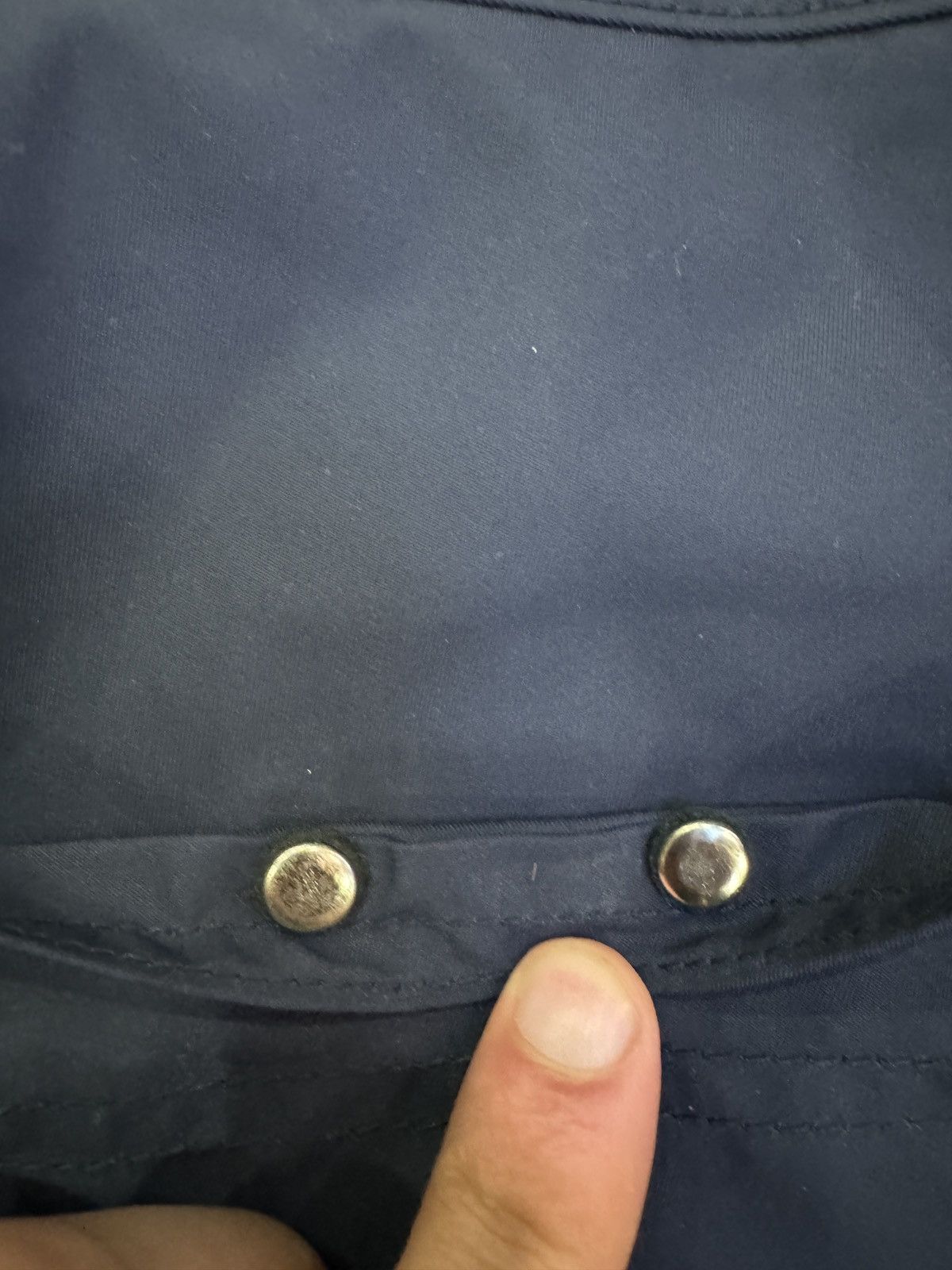 Chrome Hearts NEW Chrome Hearts Navy Nylon & Leather Carpenter Shorts Size US 30 / EU 46 - 10 Thumbnail