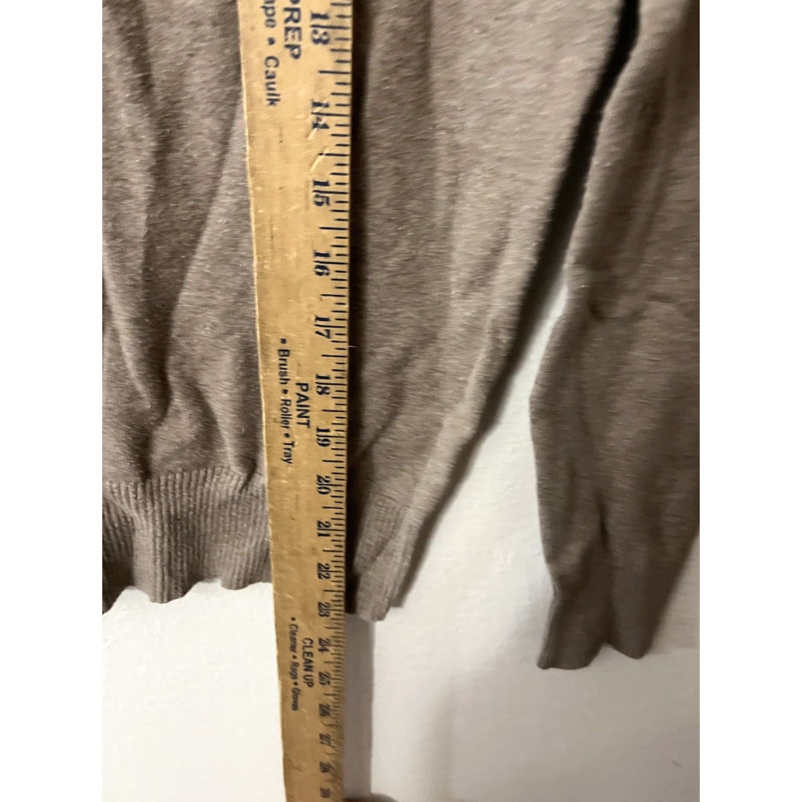 Gap VINTAGE Gap Women Pullover Sweater Size Small V-Neck Brown Cotton Blend Fashion Size S / US 4 / IT 40 - 4 Thumbnail