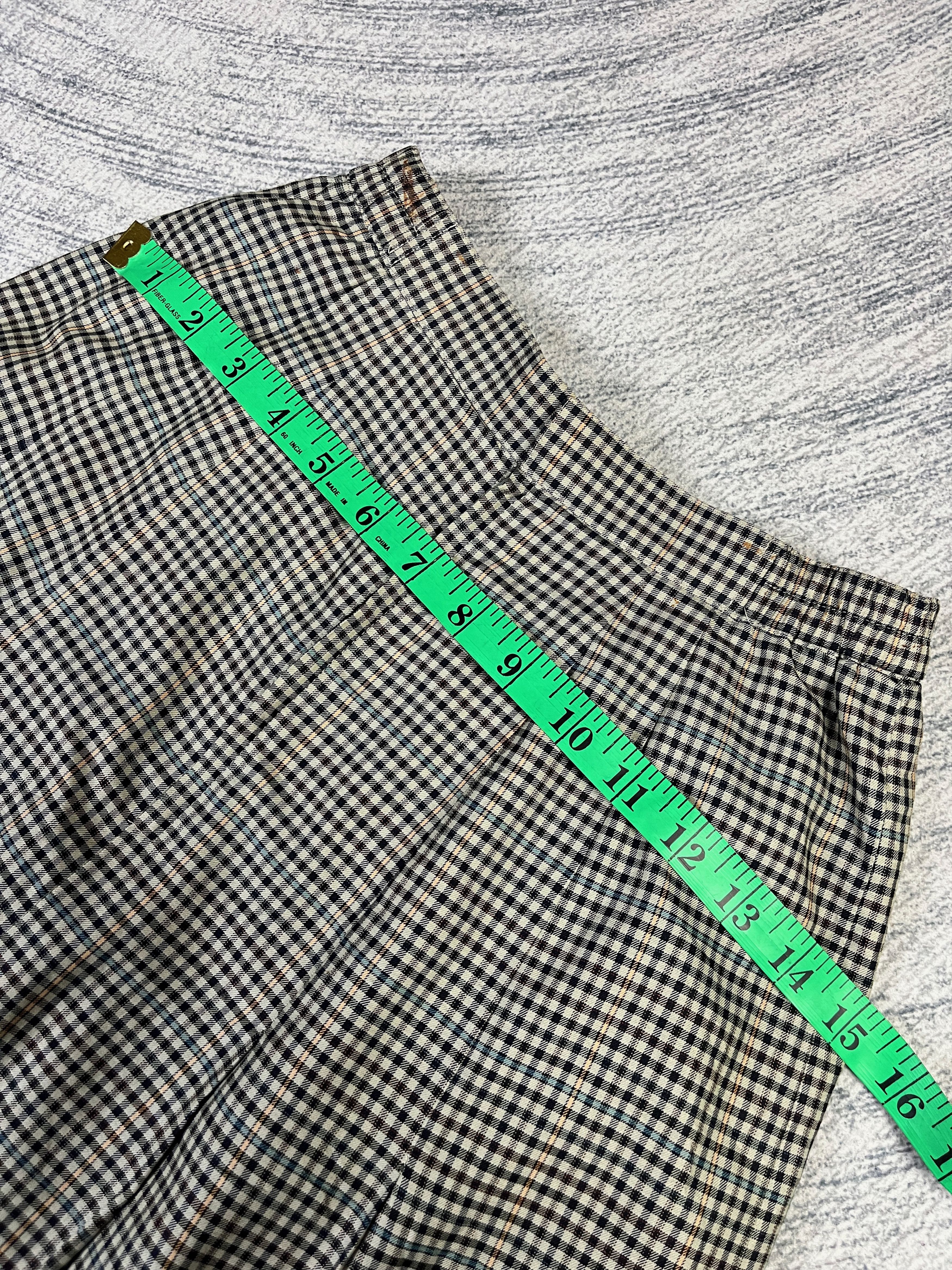 Burberry Vintage Burberrys Checkered Pleated Skirt Size 30" / US 8 / IT 44 - 9 Thumbnail