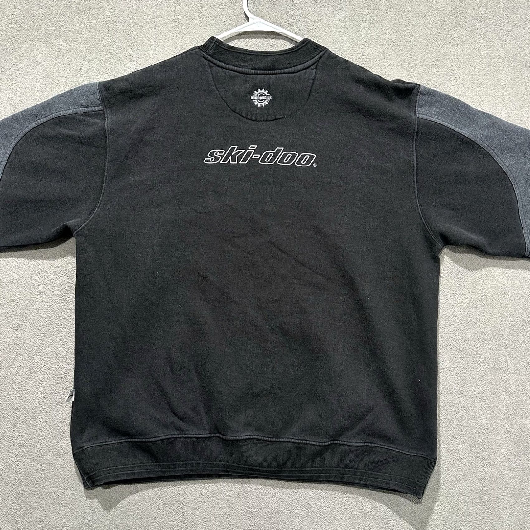 Vintage VINTAGE Ski-Doo Sweatshirt Mens XL Black Gray Bombardier Y2K Embroidered Logo Size US XL / EU 56 / 4 - 2 Thumbnail