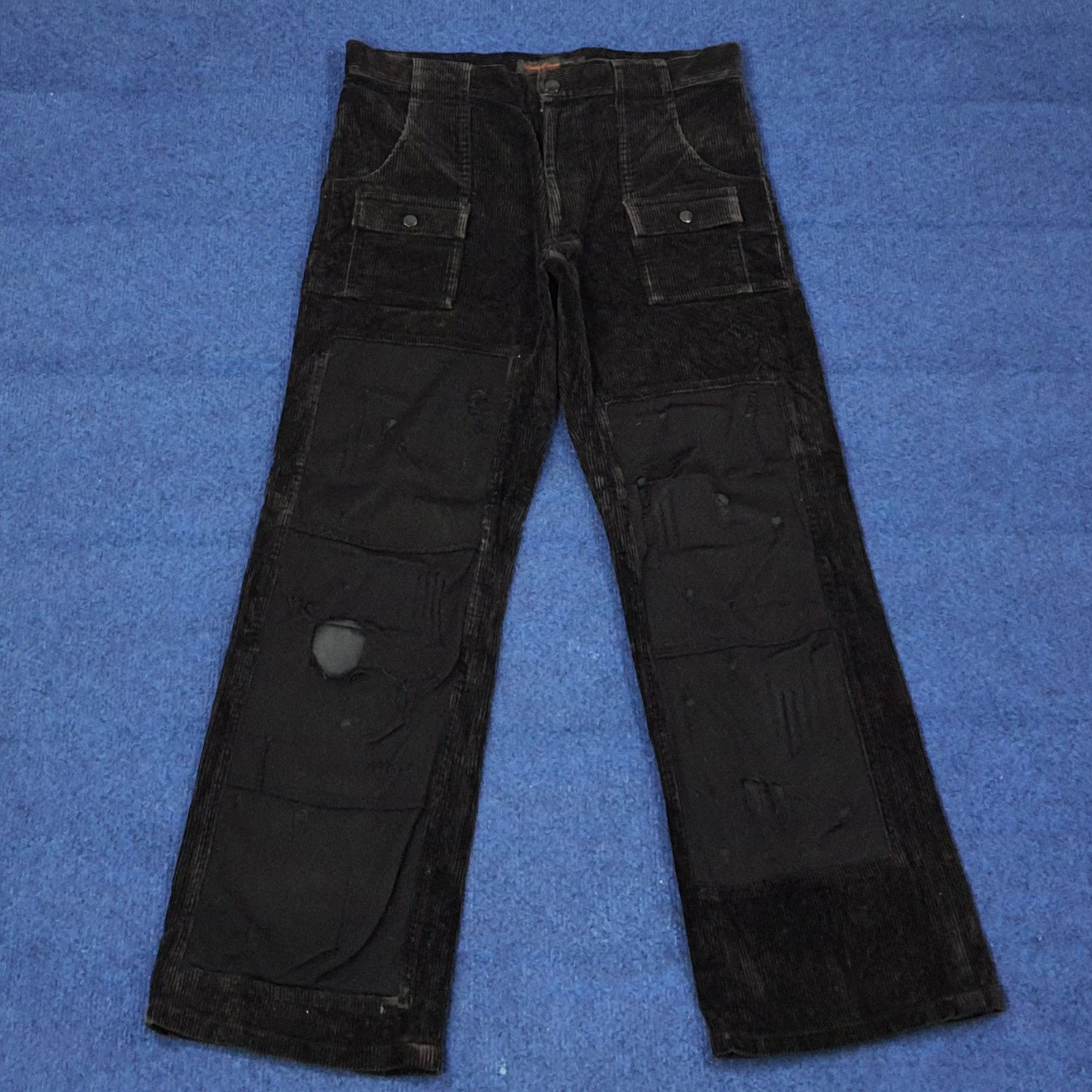 Undercover Vintage UnderCoverism Distressed Corduroy Pants C265N17 Size US 30 / EU 46 - 1 Thumbnail