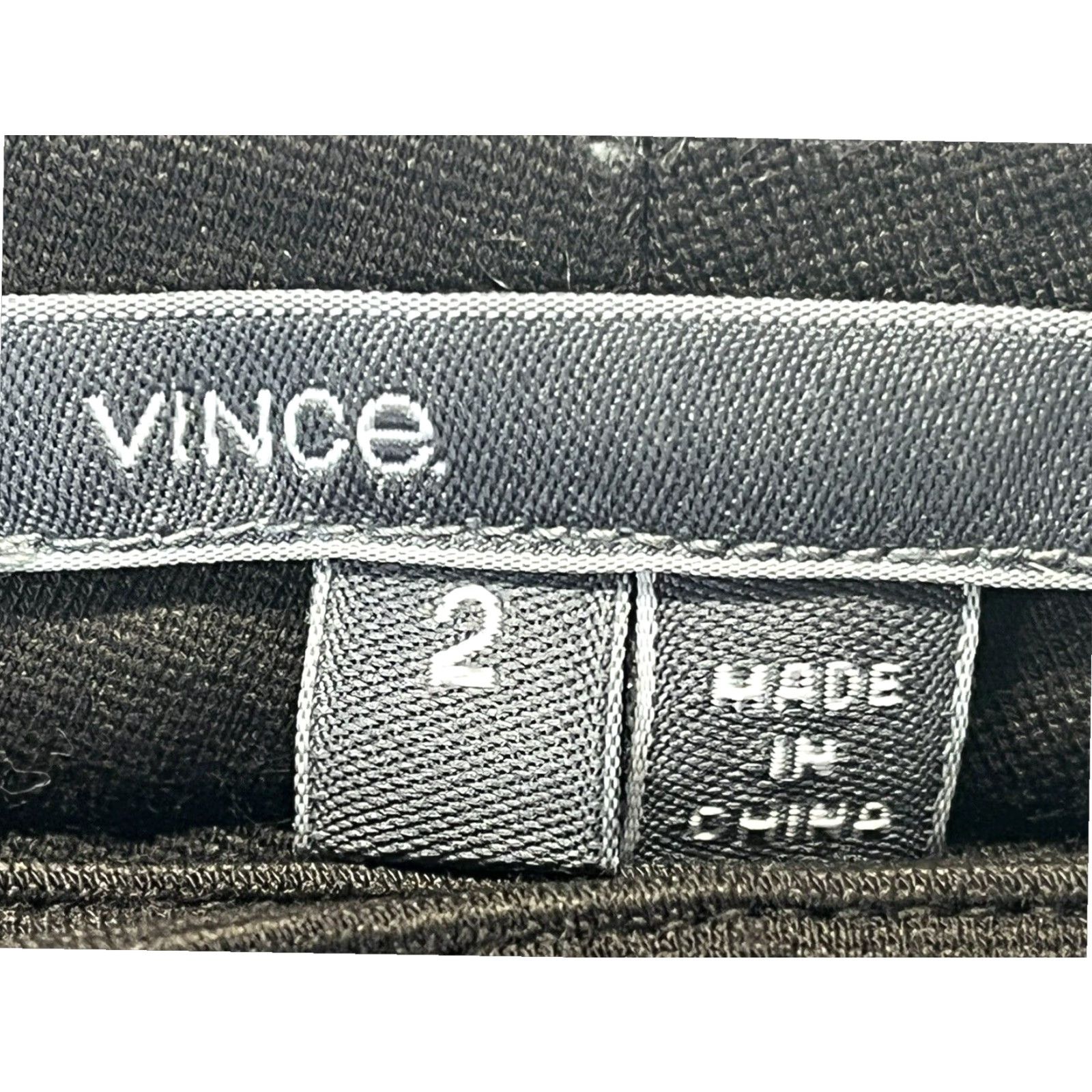 Vince Womens Skinny Pants Vince Stretch Ponte Dark Brown Size 2 XL Size 26" / US 2 / IT 38 - 5 Thumbnail