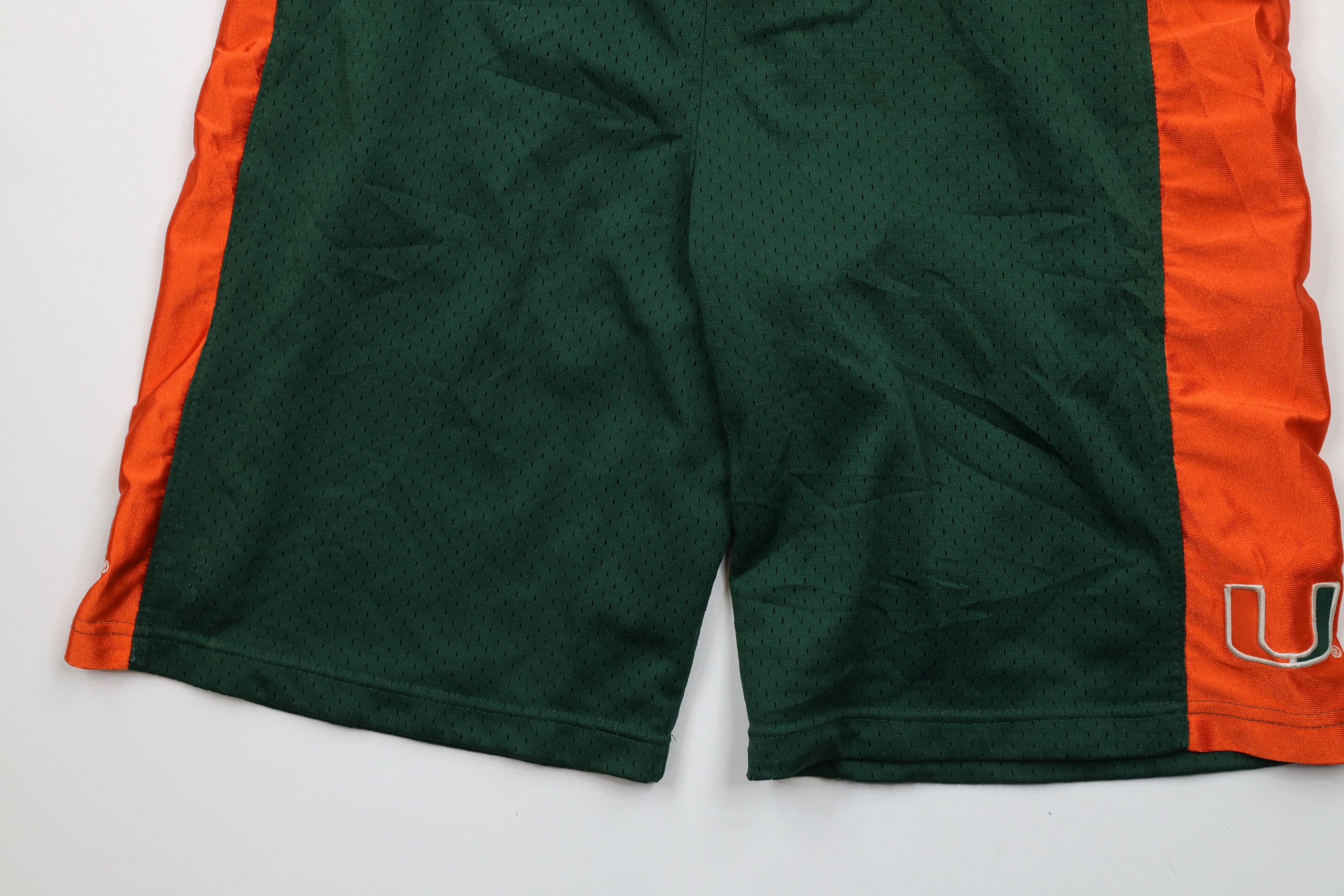 Vintage Vintage University of Miami Hurricanes Basketball Shorts Size US 30 / EU 46 - 11 Thumbnail