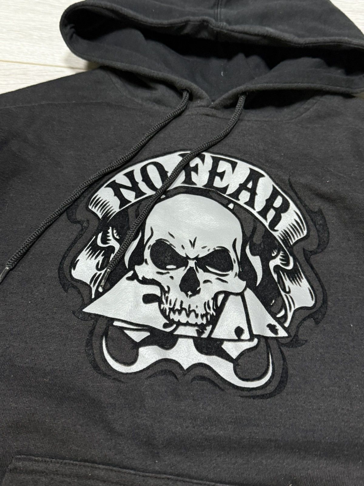 No Fear No fear vintage skull big logo hoodie Size US L / EU 52-54 / 3 - 3 Thumbnail