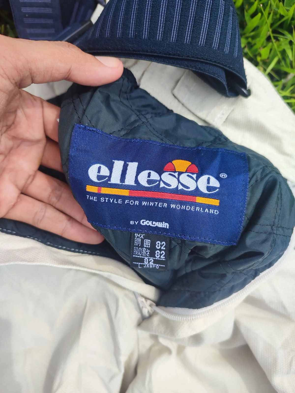 Ellesse × Vintage Ellesse Vintage Snow Pants – Ivory Insulated Ski Trousers Size US 30 / EU 46 - 13 Thumbnail