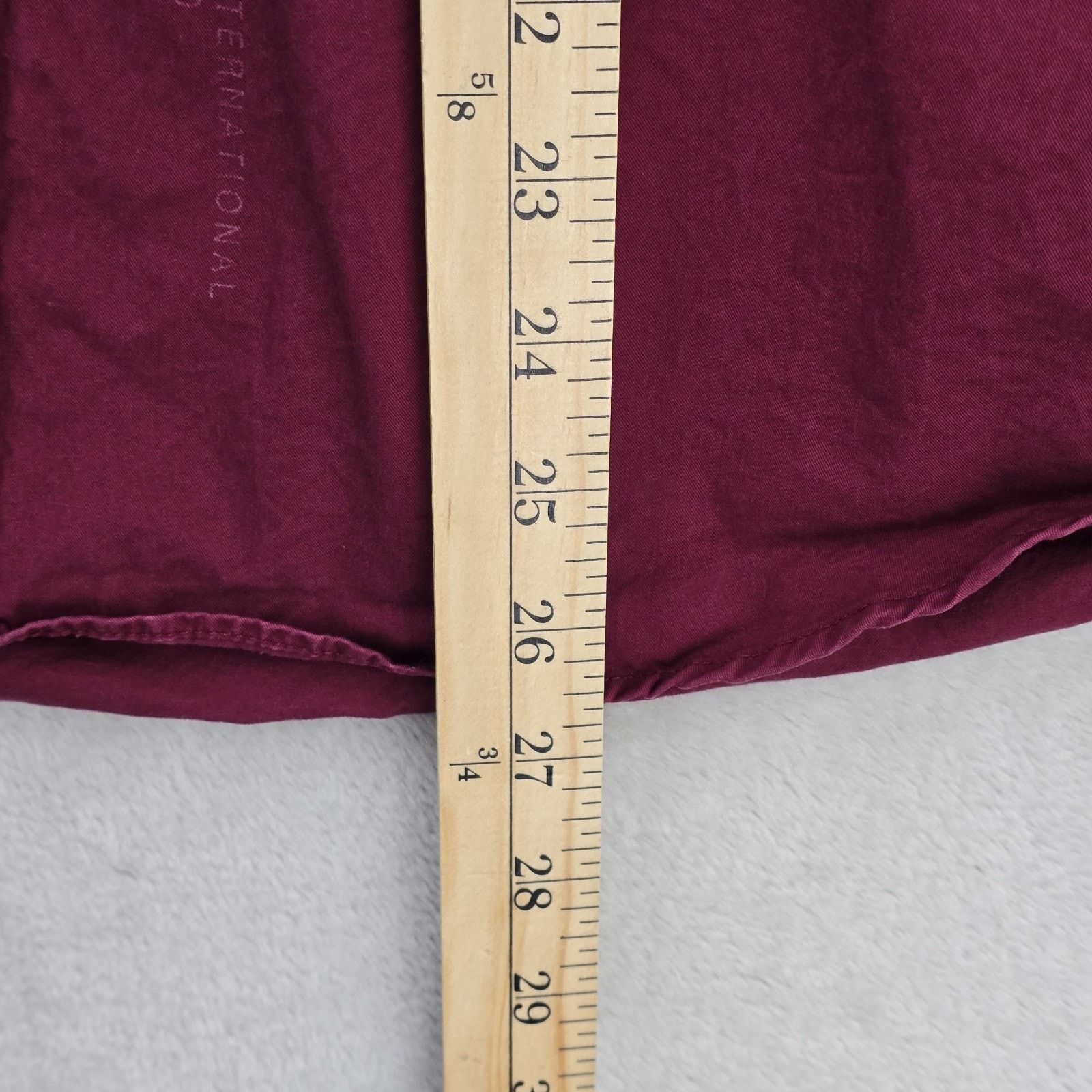 Stussy Stussy Long Sleeve Shirt Mens Small Red Maroon Button Up Size US S / EU 44-46 / 1 - 13 Thumbnail