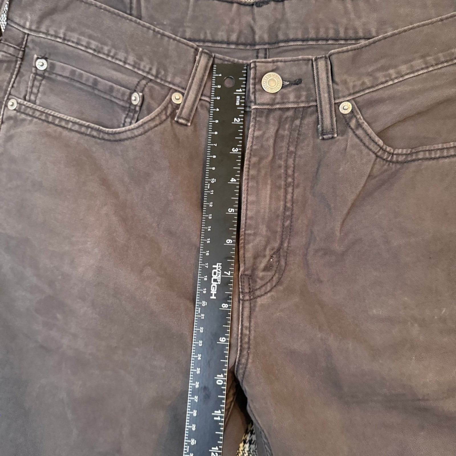 Levi's Levi's 514 Men's Jeans Black Cotton Denim Straight Fit 34x34 Size US 34 / EU 50 - 4 Thumbnail
