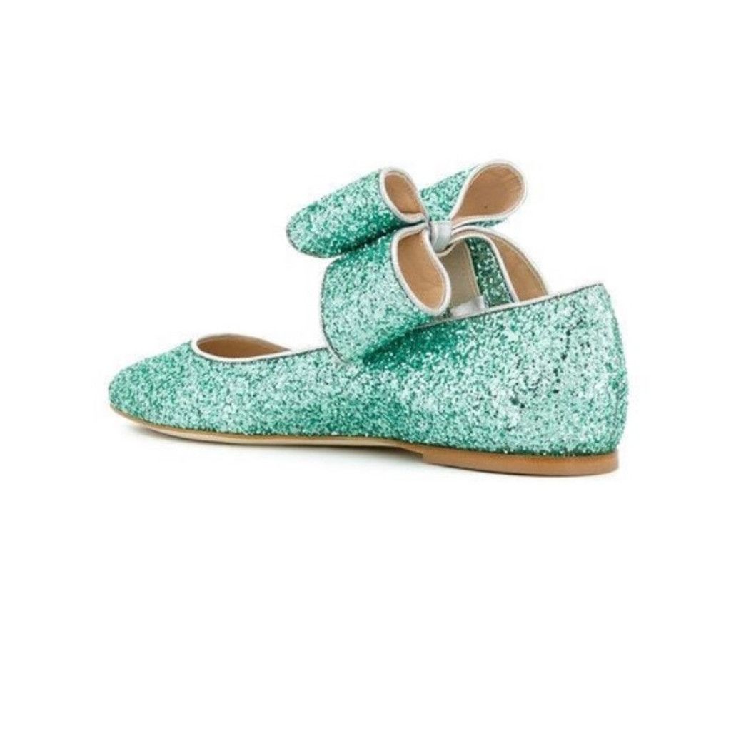 Polly Plume Bonnie Bow Marry Jane Flats