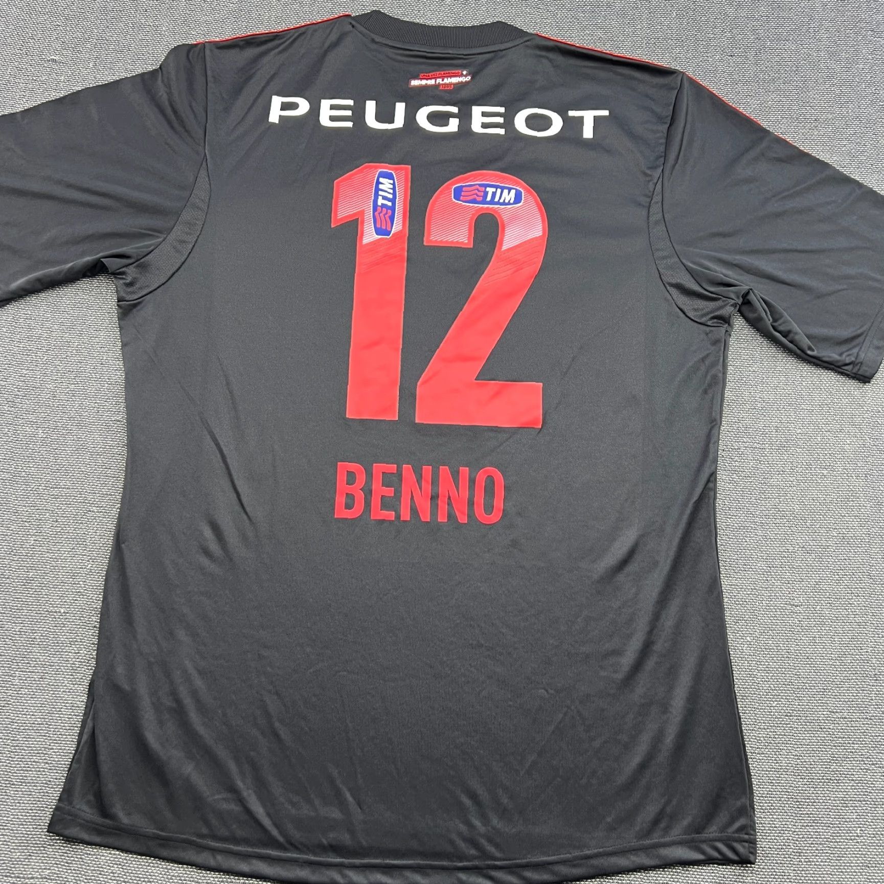 Adidas adidas CR Flamengo 2013 2014 Third Jersey Football Mens L Black T-Shirt Jersey Mens Football Size US L / EU 52-54 / 3 - 3 Thumbnail