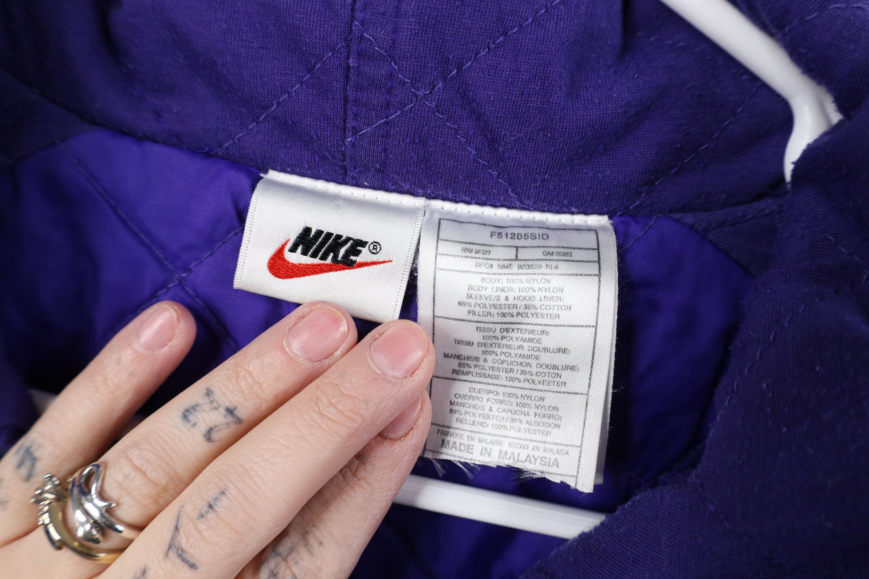 Nike Vintage 90s Nike Travis Scott Mini Swoosh Hooded Jacket Size US L / EU 52-54 / 3 - 11 Thumbnail