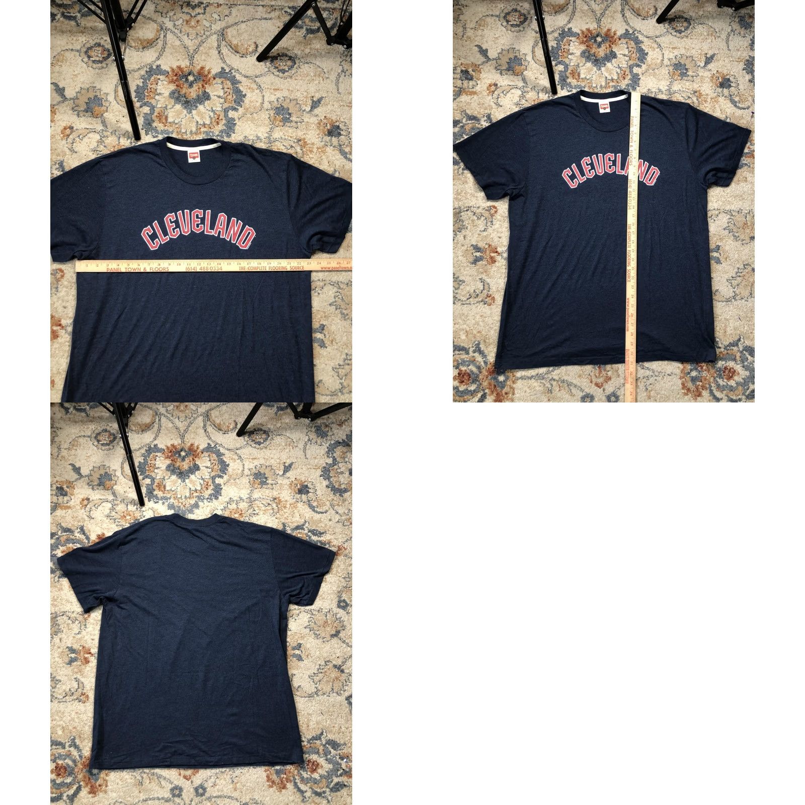 Vintage VINTAGE Homage Cleveland Ohio Shirt Mens 2XL Blue City Graphic Tee Soft Crewneck Size US XXL / EU 58 / 5 - 8 Thumbnail