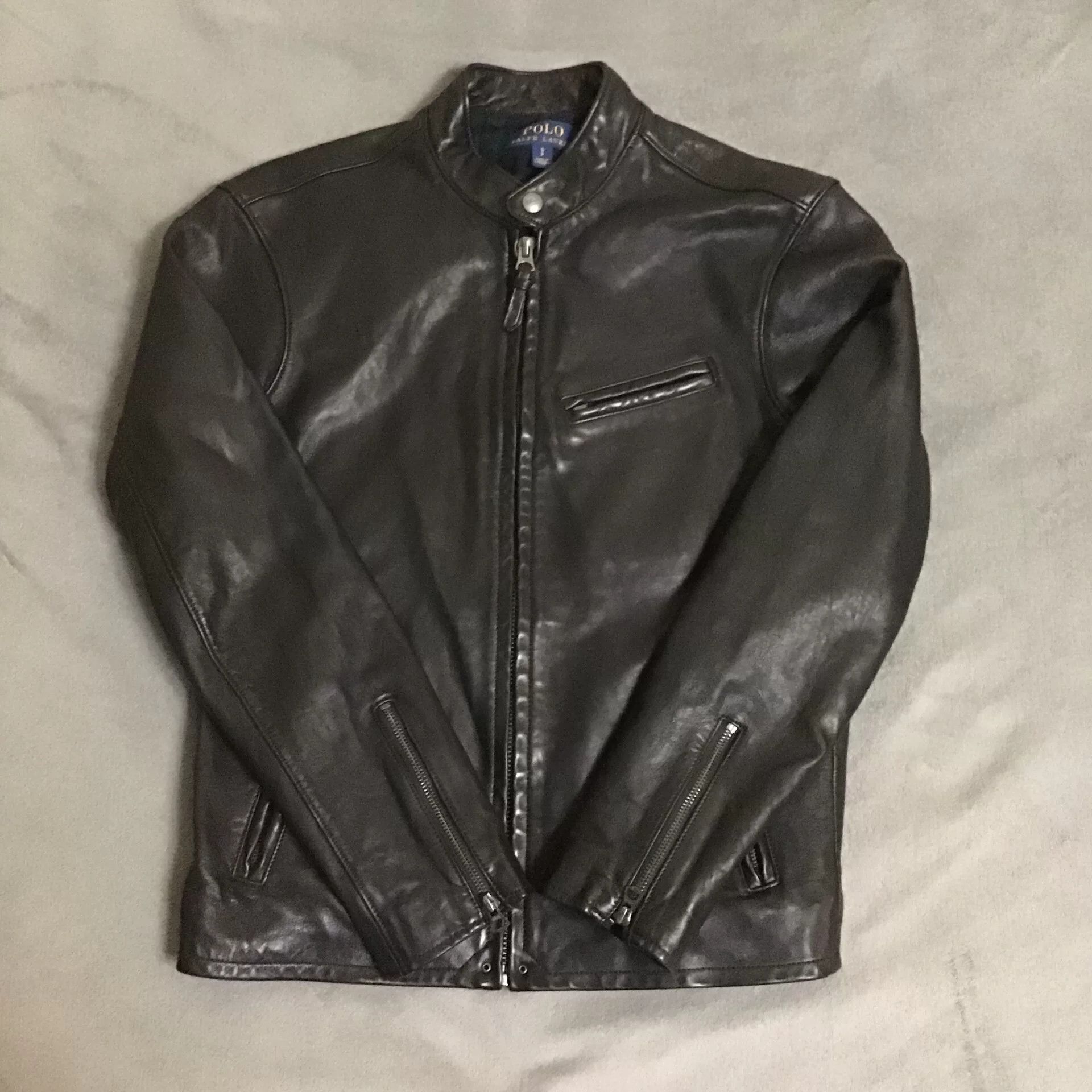 Polo Ralph Lauren Ralph Lauren Leather Biker Jacket Size US M / EU 48-50 / 2 - 1 Thumbnail