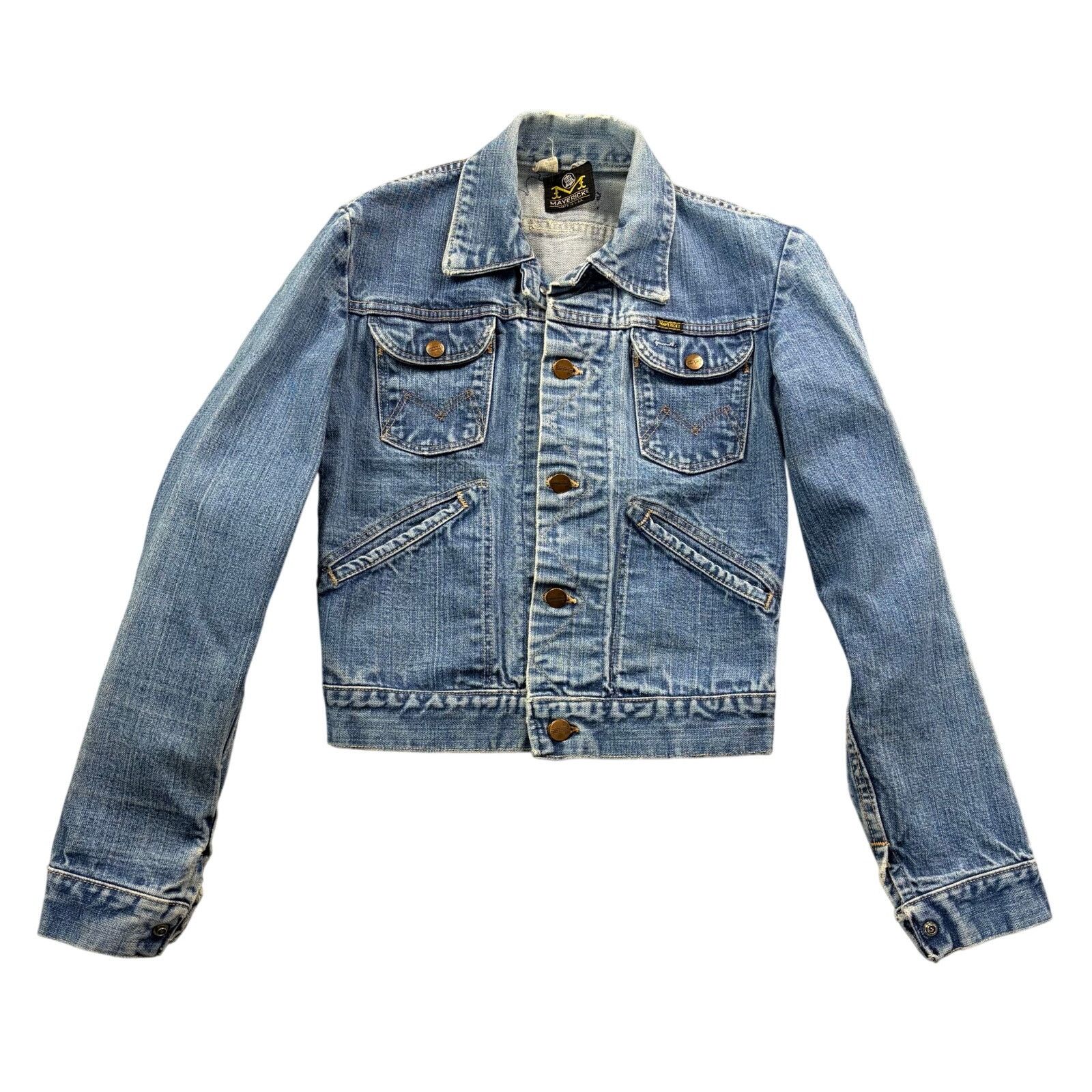 Vintage × Wrangler Vintage Maverick Blue Bell Jean Jacket 1960s 1970s Retro XS Size US XS / EU 42 / 0 - 2 Thumbnail