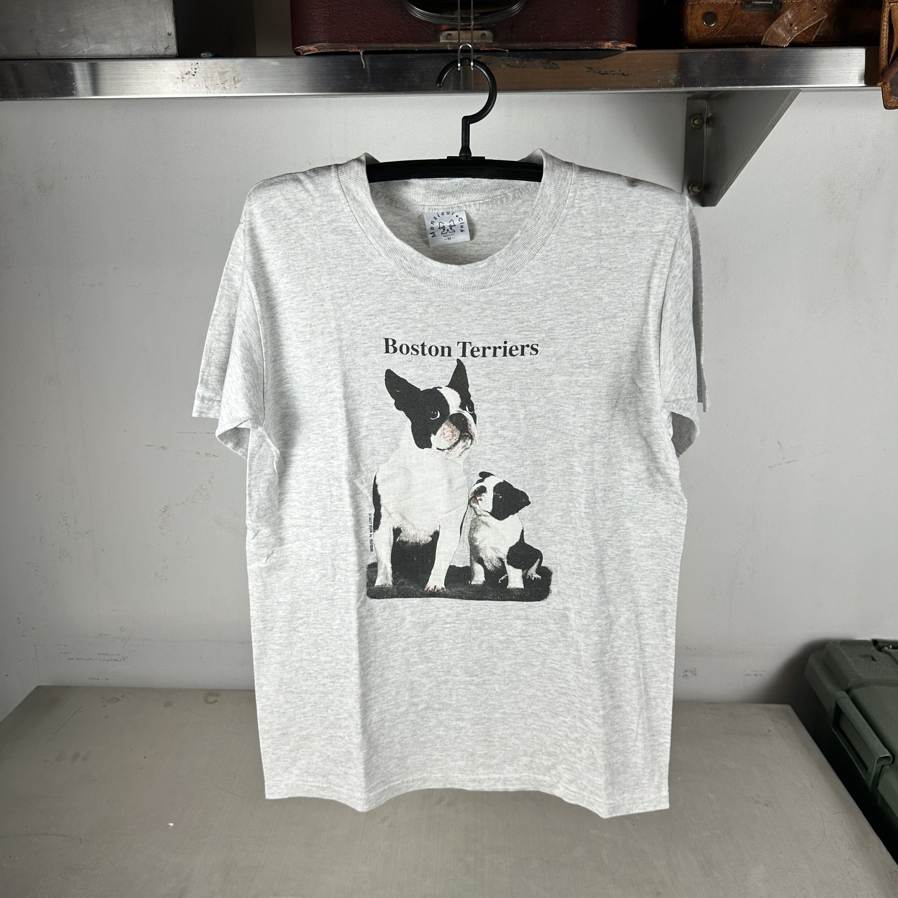 Vintage ​​​​90s Boston Terrier Dog Breed Pet Dog Lovers T-shirt Size US M / EU 48-50 / 2 - 1 Thumbnail