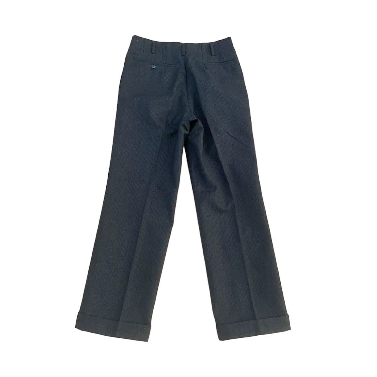 Round Two × Vintage 🍁 SALE 🍁 GABARDINE TROUSERS BLANK TALON RARE PANTS Size US 27 - 2 Thumbnail