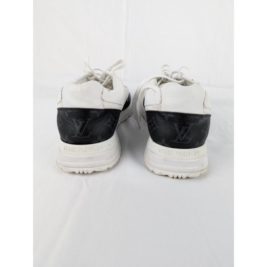 Louis Vuitton o1rshd1 Run Away Monogram Sneakers in White/Black Size US 10 / EU 43 - 7 Thumbnail