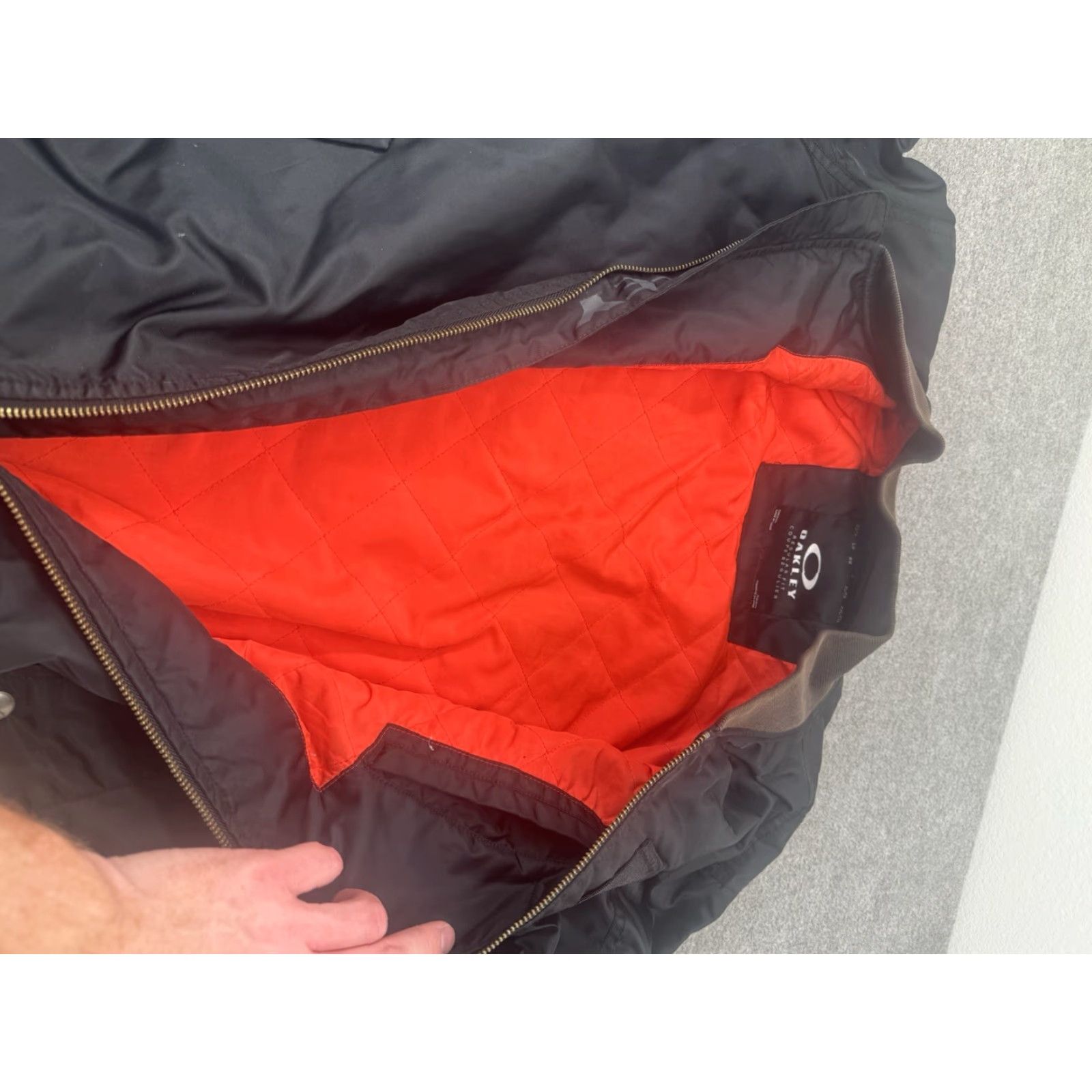Oakley Oakley City Performance Jacket Mens Large Black Full Zip Bomber Outdoor Casual Size US L / EU 52-54 / 3 - 7 Thumbnail