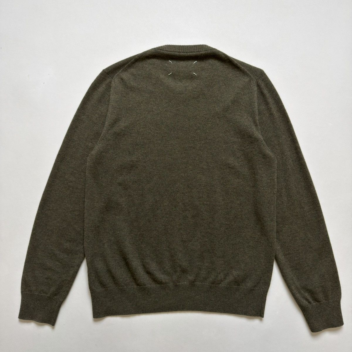 Maison Margiela A/W 16 Moss Green Wool Sweater Size US M / EU 48-50 / 2 - 12 Thumbnail