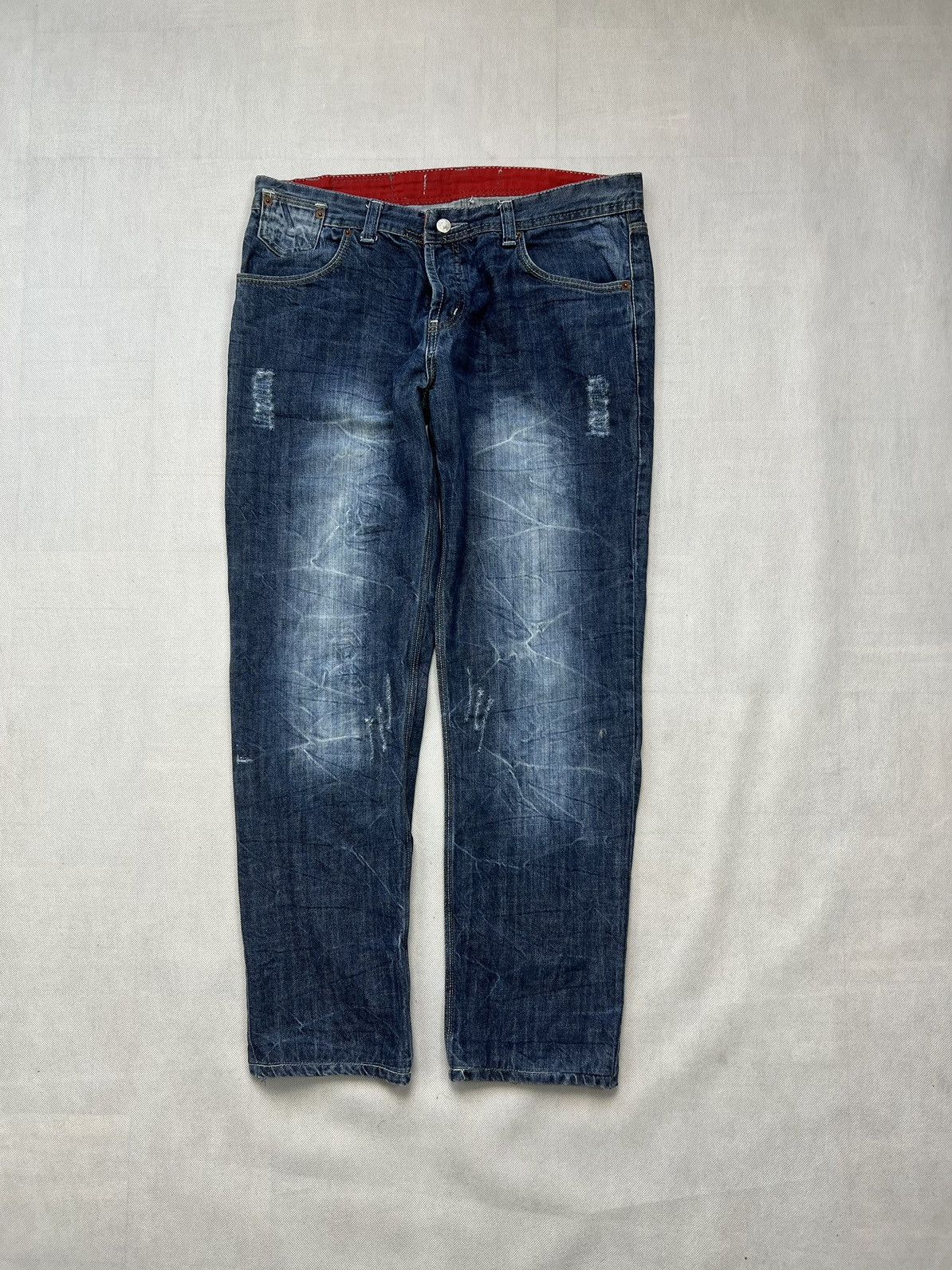 Levi's × Vintage Pants Levi’s 506 Blue Jeans Vintage 90’s Size US 34 / EU 50 - 2 Thumbnail