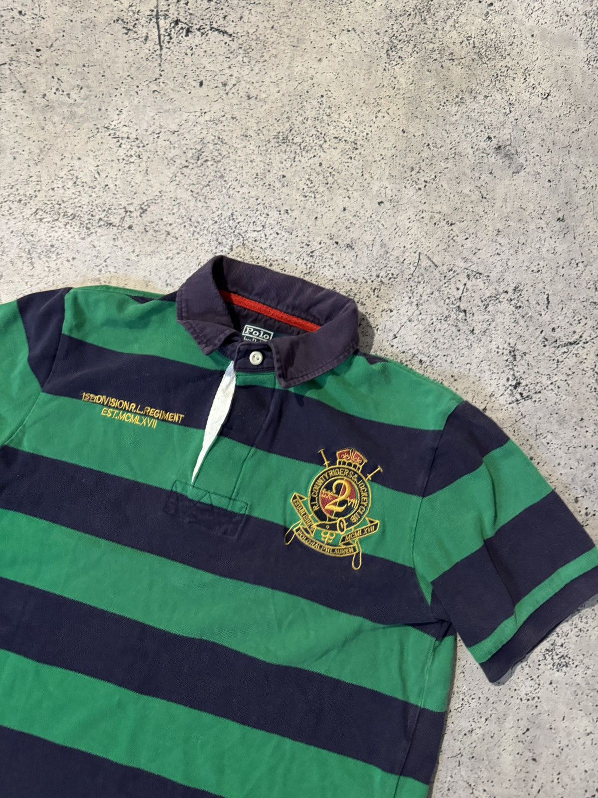 Polo Ralph Lauren Vintage 90s Polo T-Shirt Polo Ralph Lauren New York Striped Size US M / EU 48-50 / 2 - 3 Thumbnail