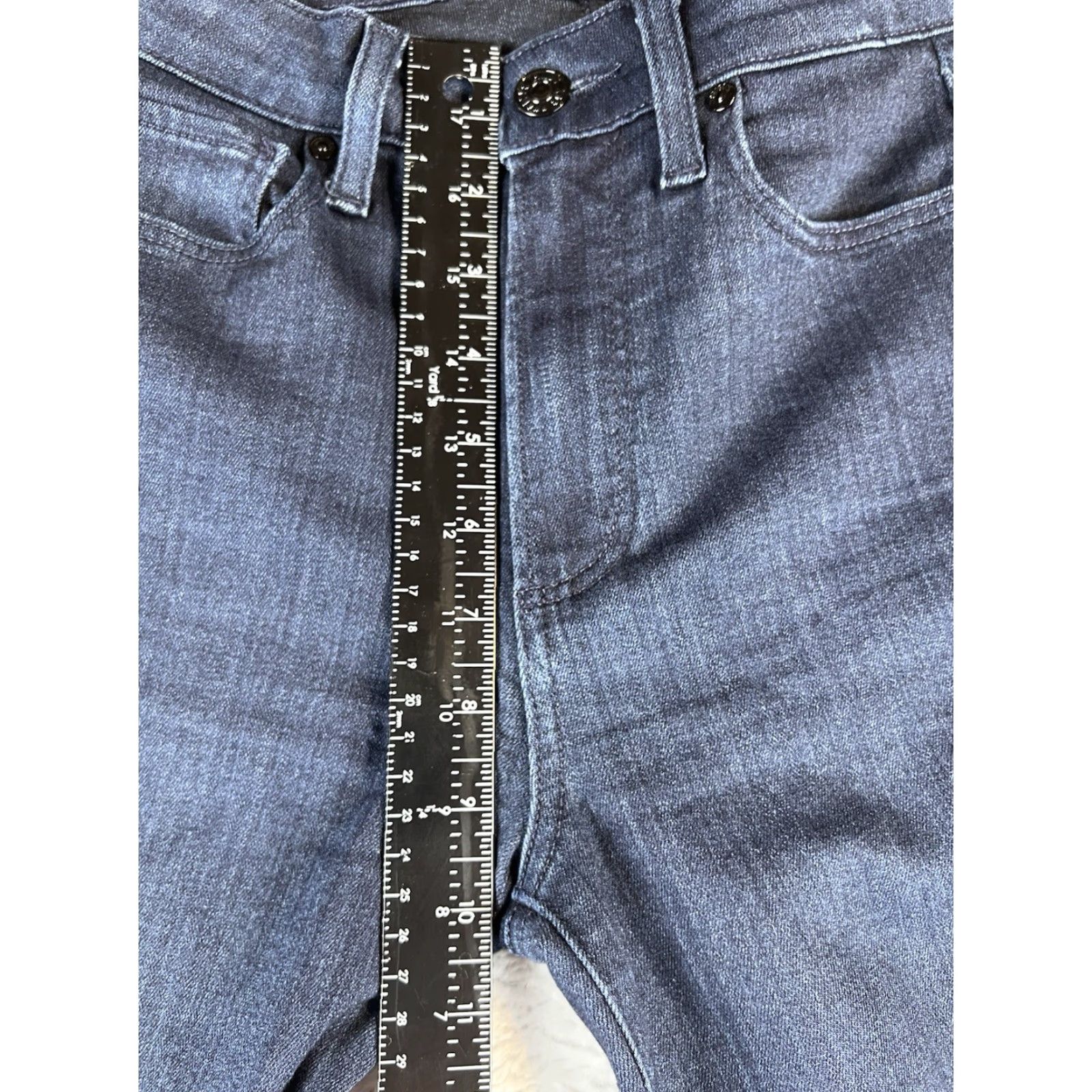 Paige VINTAGE Paige Margot Ankle jeans Womens 24 Blue stretch denim Skinny Dark Wash Denim Size 42" / US 20 - 6 Thumbnail