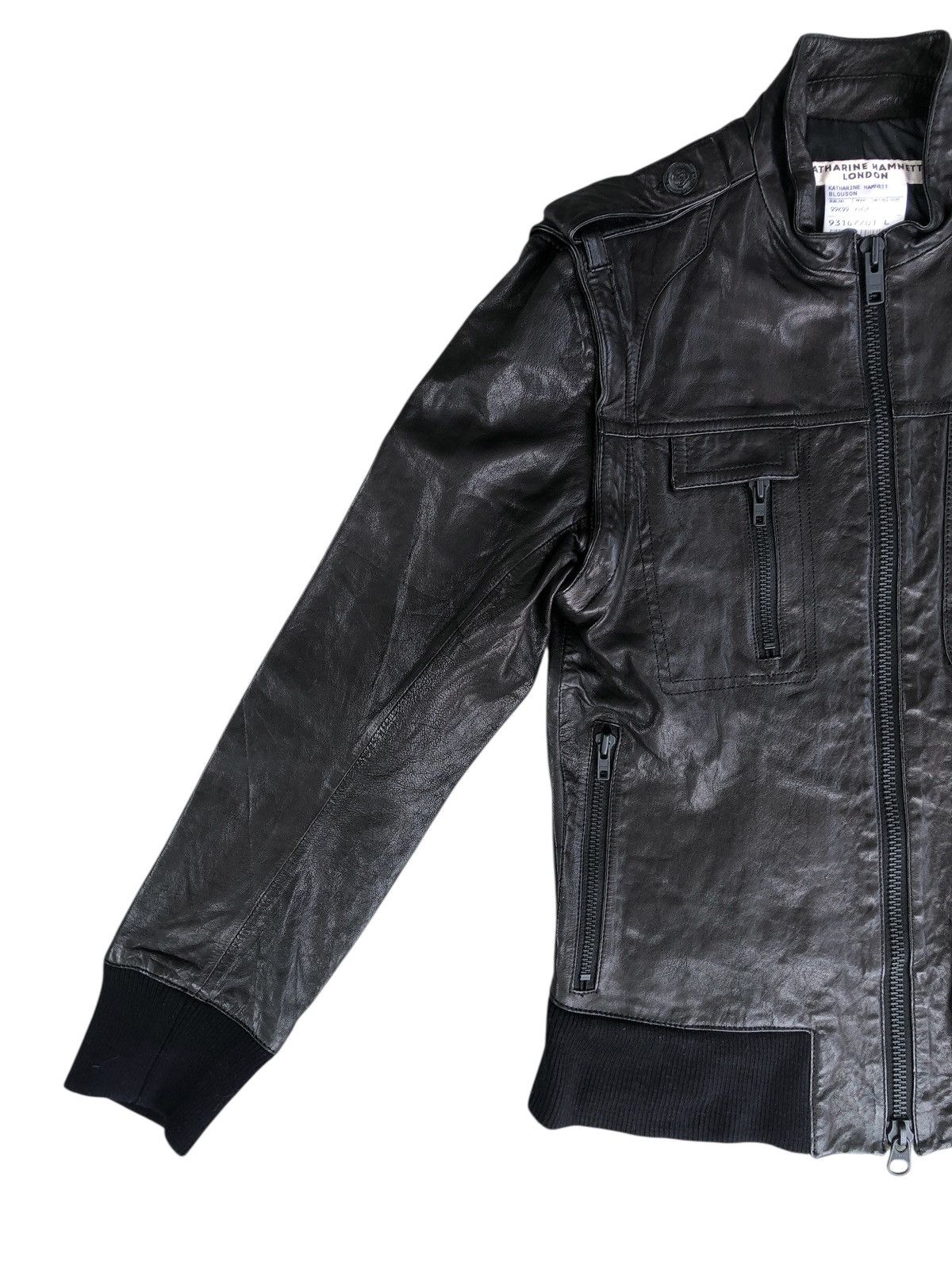 Katharine Hamnett London Katharine Hamnett London Leather Jacket Size US M / EU 48-50 / 2 - 3 Thumbnail