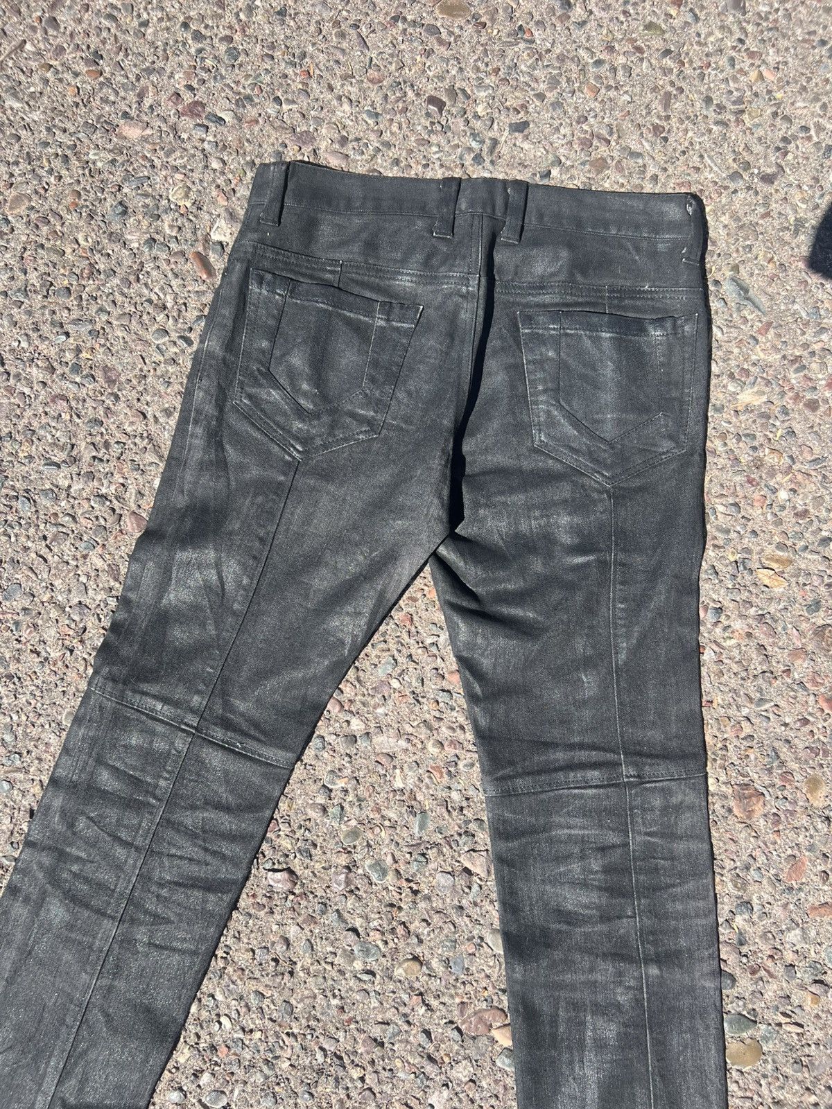 Comme Ca Ism Comme Ca Ism - Waxed Denim Pants Size US 31 - 4 Thumbnail