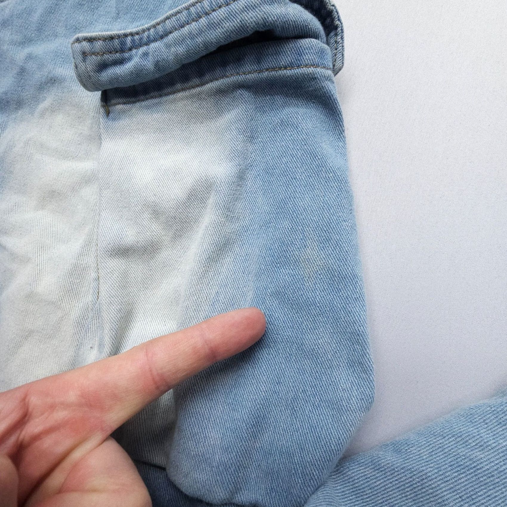 Vintage N.1 LA Wide Leg Baggy Cargo Jeans Size Medium (28x29") High Rise Barrel Street Size 32" / US 10 / IT 46 - 5 Thumbnail