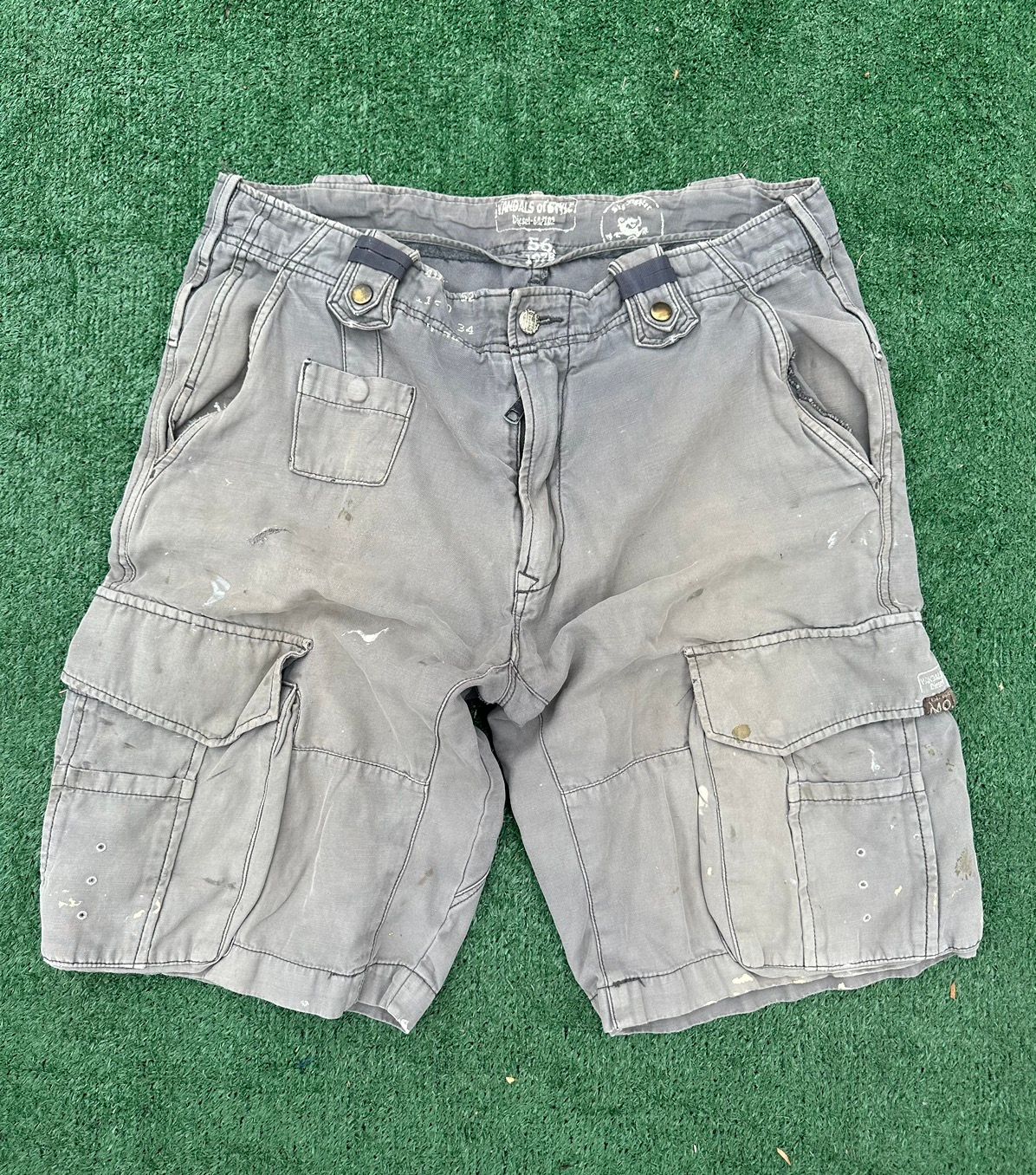 Diesel Diesel Distressed Faded Cargo shorts 34 Size US 34 / EU 50 - 1 Preview