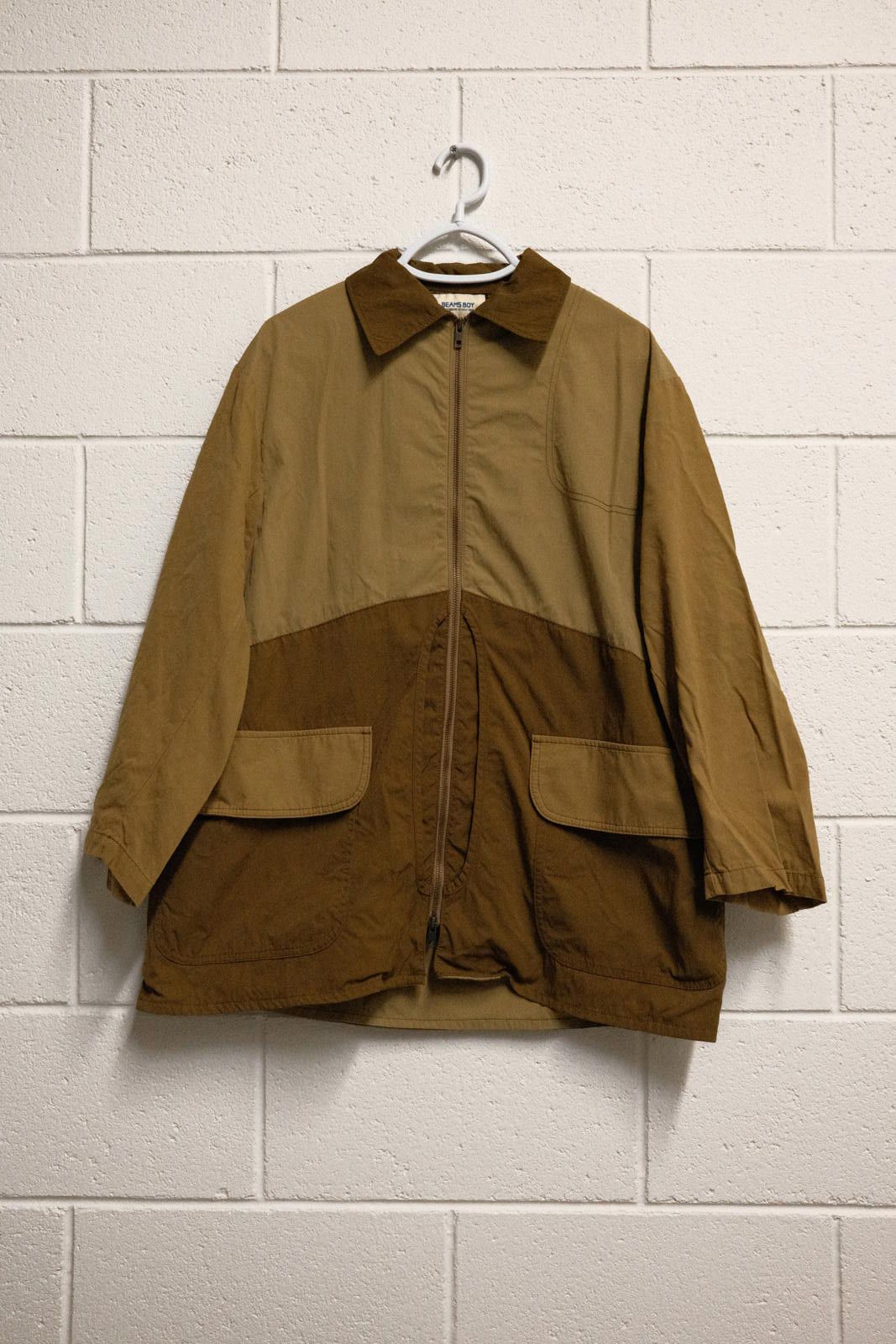 Other BEAMS BOY Two-Tone Brown Zip-Up Jacket Size US M / EU 48-50 / 2 - 1 Thumbnail