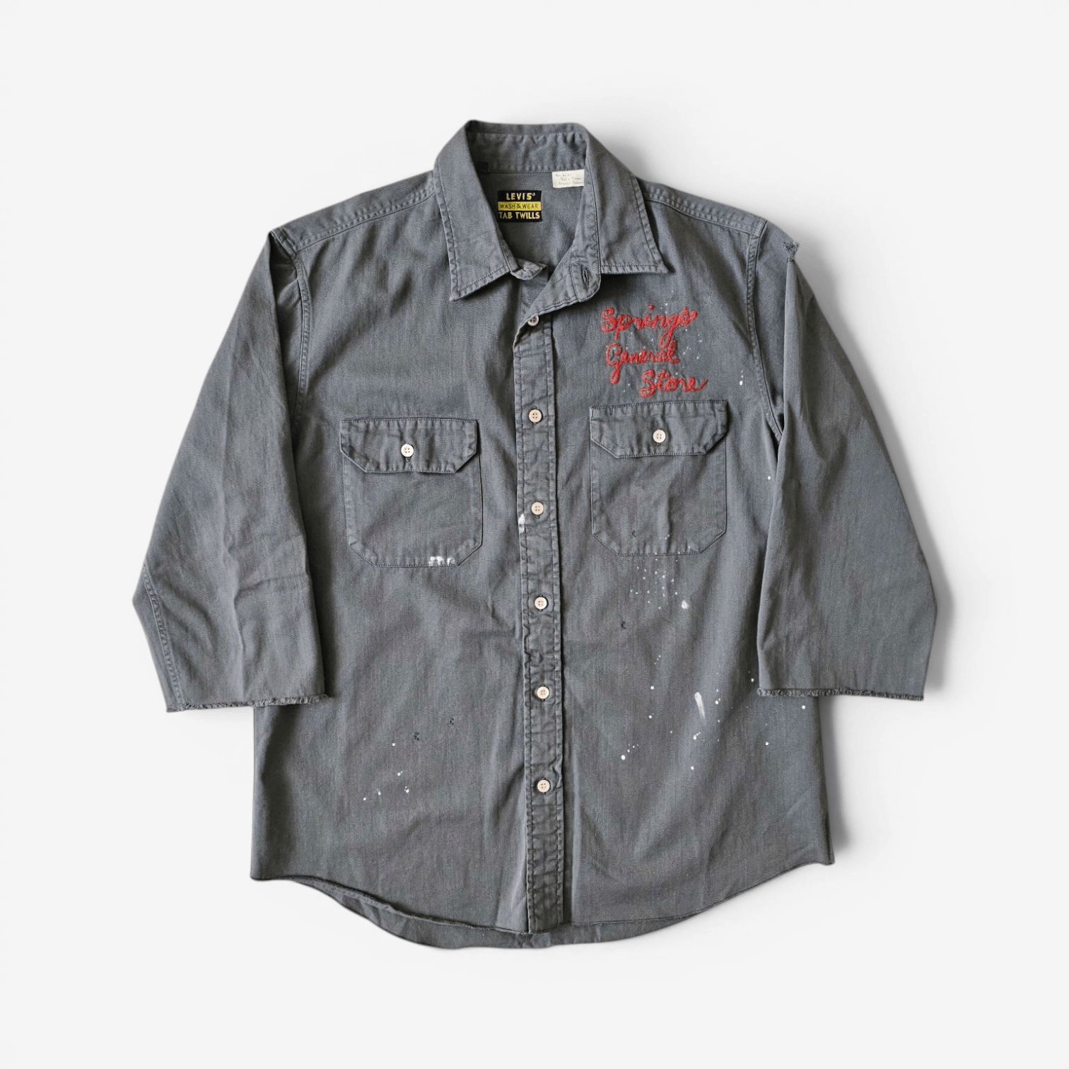 Levi's Vintage Clothing LVC Levi's Vintage Clothing 1950s Tab Twills Shirt M FW16 Size US M / EU 48-50 / 2 - 2 Thumbnail
