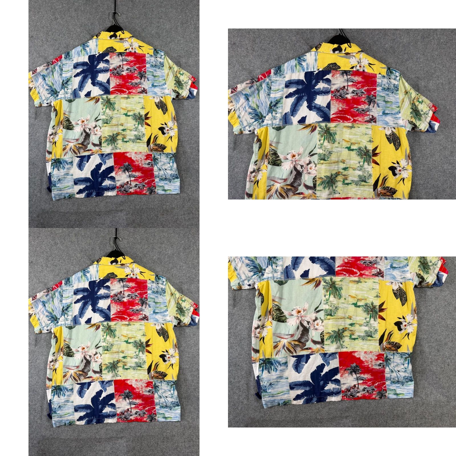 Cremieux Cremieux Collection Hawaiian Shirt Mens XL Multicolor Floral Tropical Button Up Short Sleeve Size US XL / EU 56 / 4 - 8 Thumbnail