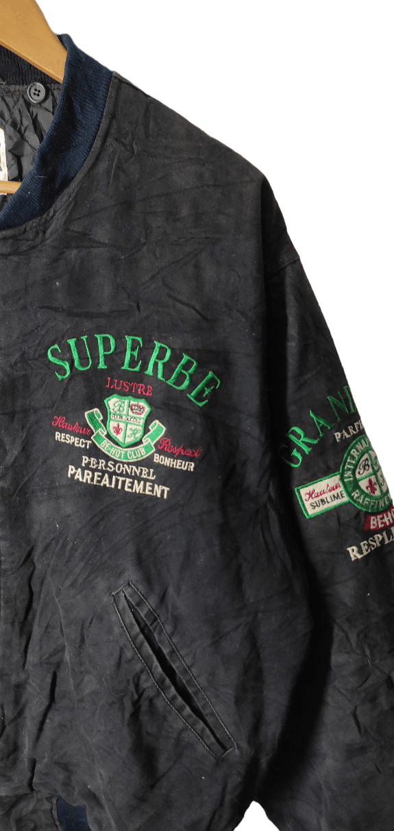 Vintage VINTAGE BE HOT SUPERBE BOMBER JACKET Size US L / EU 52-54 / 3 - 4 Thumbnail