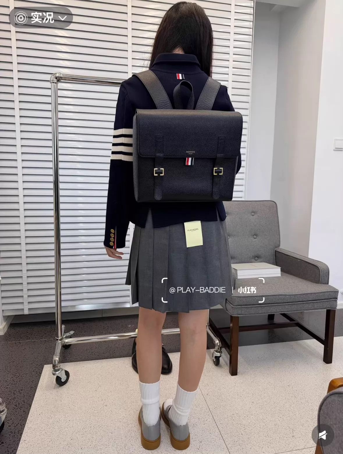 Thom Browne THOM BROWNE Navy Preppy Wool Blazer Vtg Size 36 Size XS / US 0-2 / IT 36-38 - 7 Thumbnail