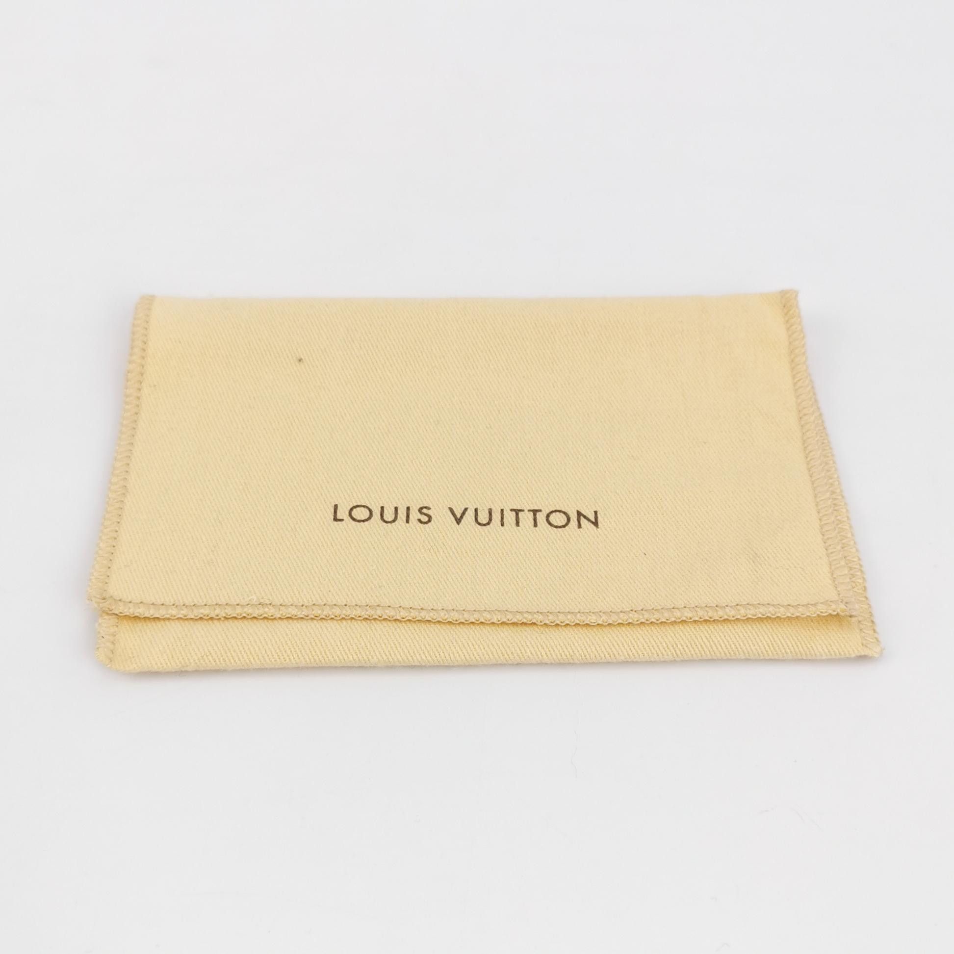 Louis Vuitton Louis Vuitton (LV) Cowhide Solid Color Letter Logo Card Hol Size ONE SIZE - 3 Thumbnail