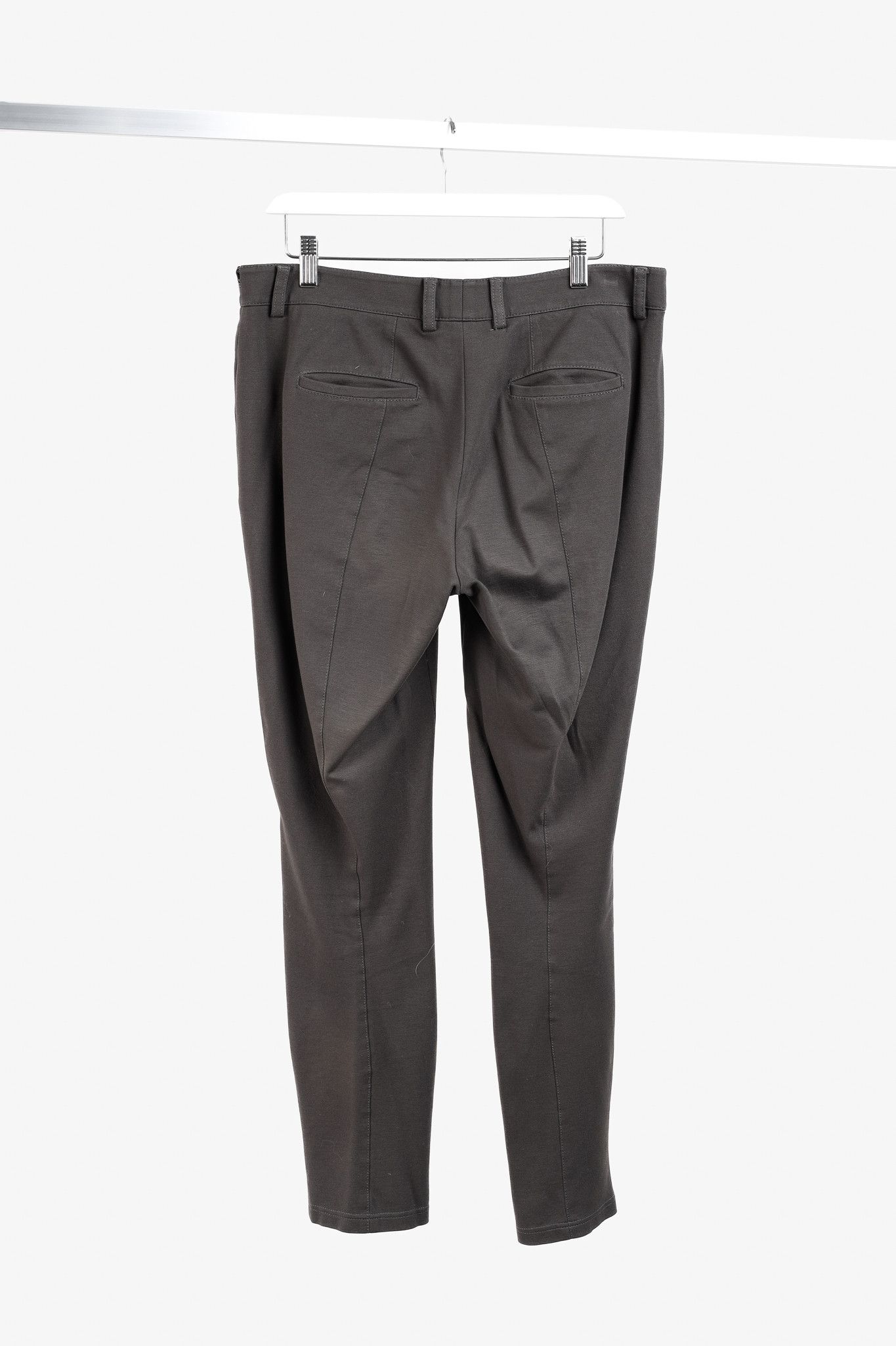 Akris Akris Punto Grey Stretch Ponte Trousers Size 32" / US 10 / IT 46 - 2 Thumbnail