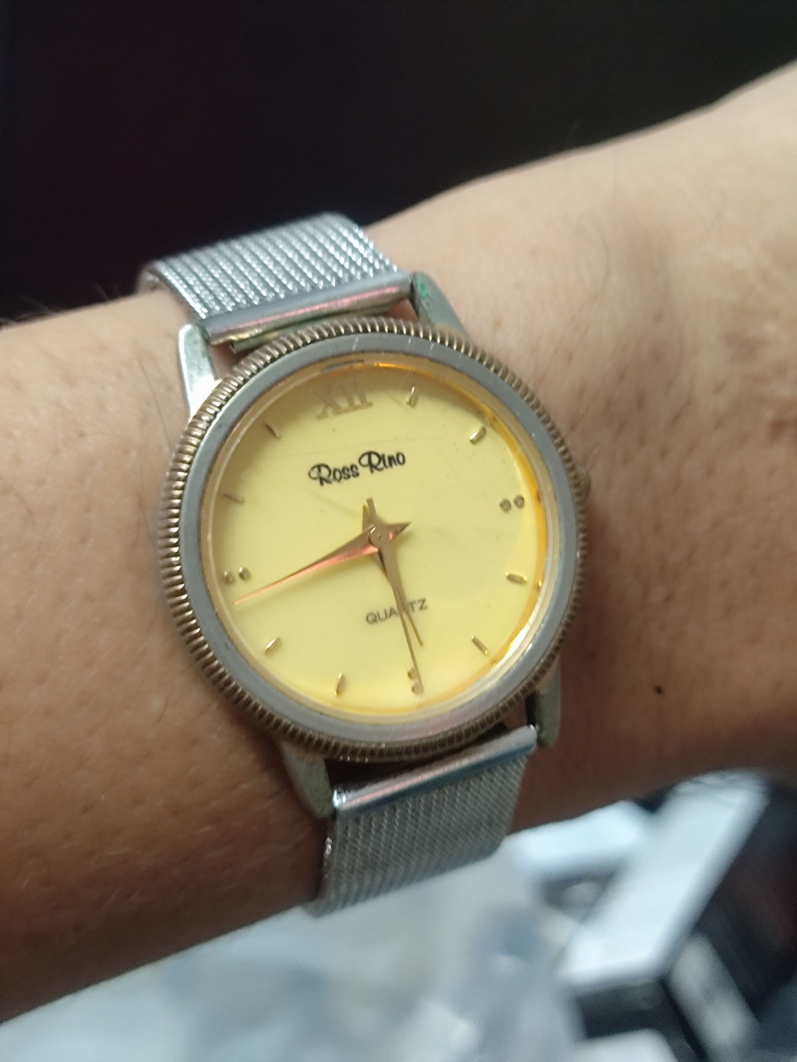 Japanese Brand × Vintage Vintage ROSS RINO 18K GOLD ELECTRO PLATE (JAPAN WATCH) Size ONE SIZE - 1 Thumbnail