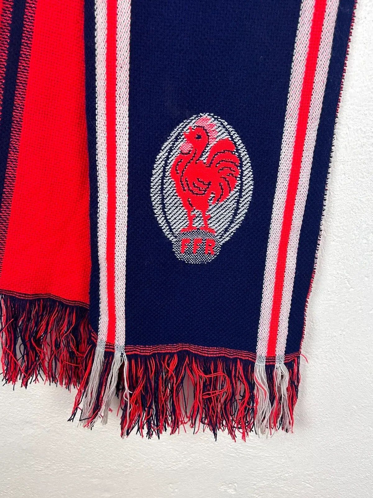 Vintage 90s Vintage FFF France National Football Team Scarf Size ONE SIZE - 2 Thumbnail