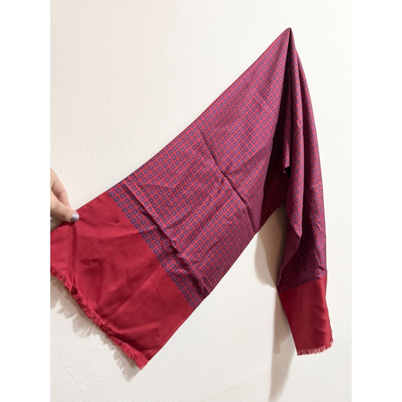 Other Vintage silk print scarf ascot Size ONE SIZE - 1 Thumbnail