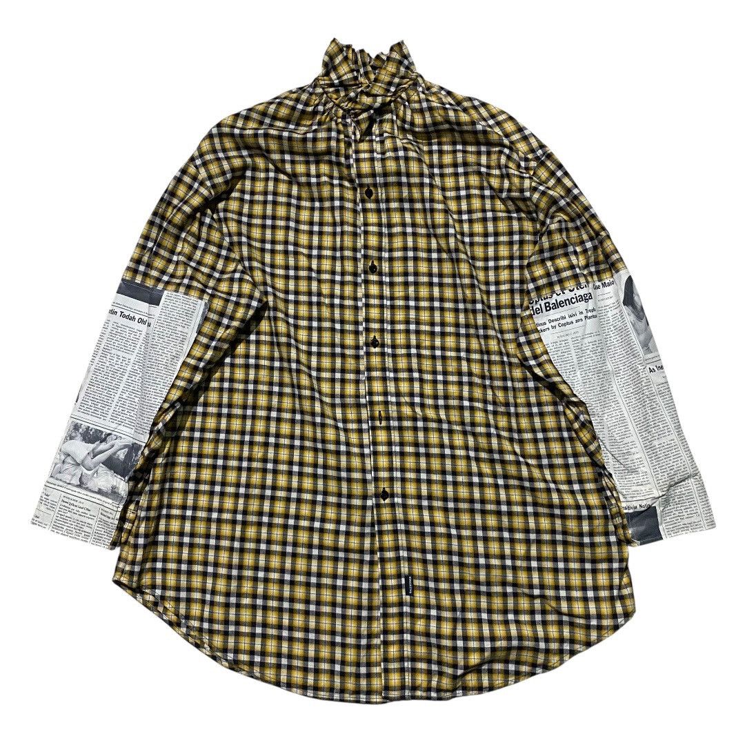 Balenciaga Newspaper Shirt | Grailed