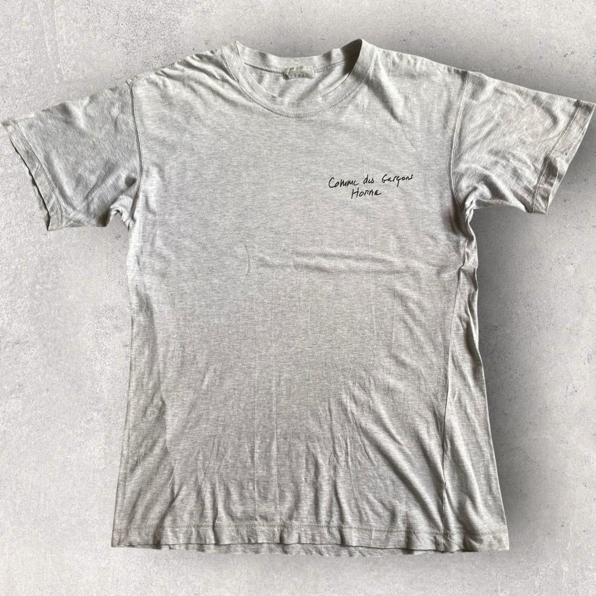 Comme des Garcons Homme Vintage 1992 Hand Script Logo T Shirt Size US M / EU 48-50 / 2 - 2 Thumbnail
