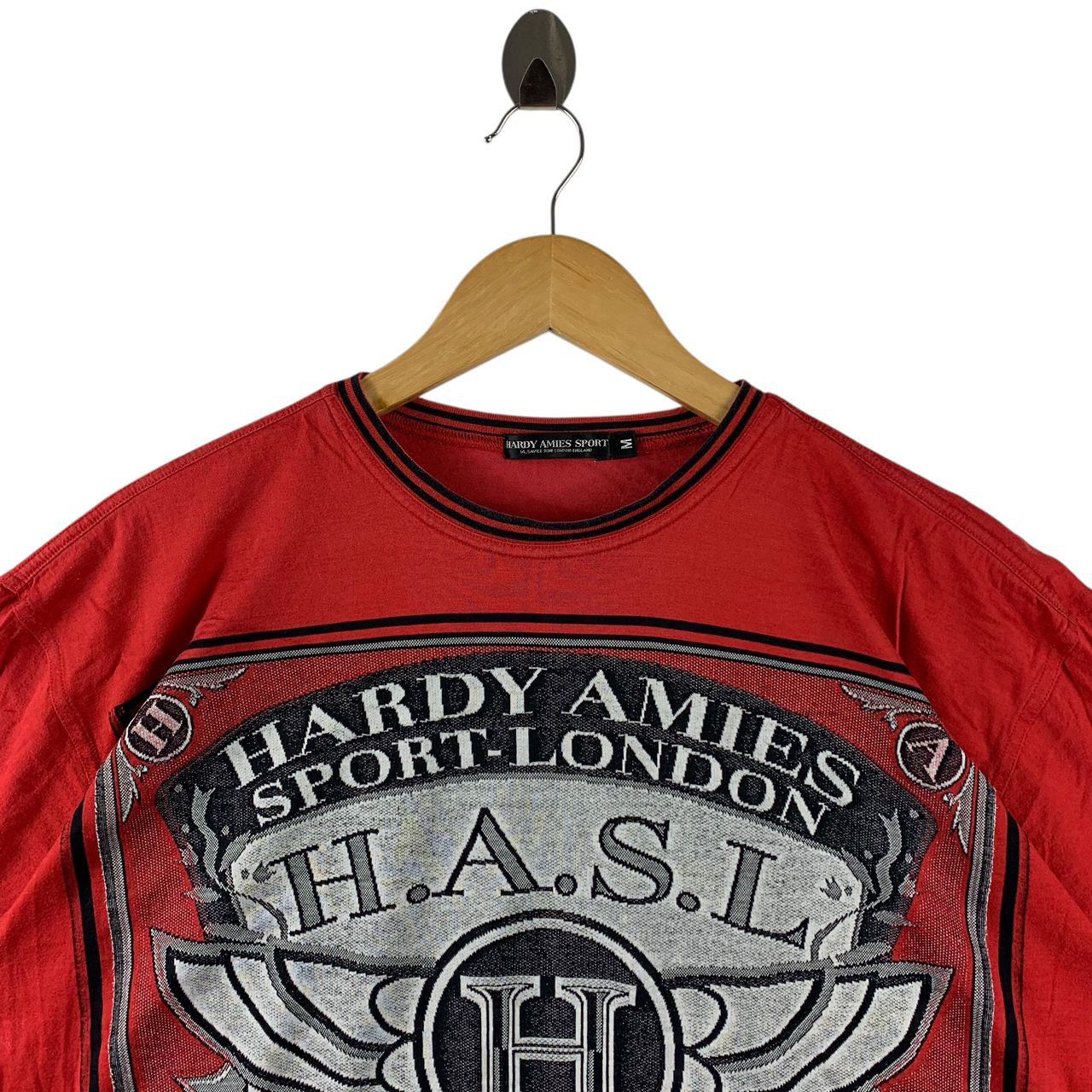 Designer × Hardy Amies HARDY AMIES Big logo printed tee Size US M / EU 48-50 / 2 - 2 Thumbnail